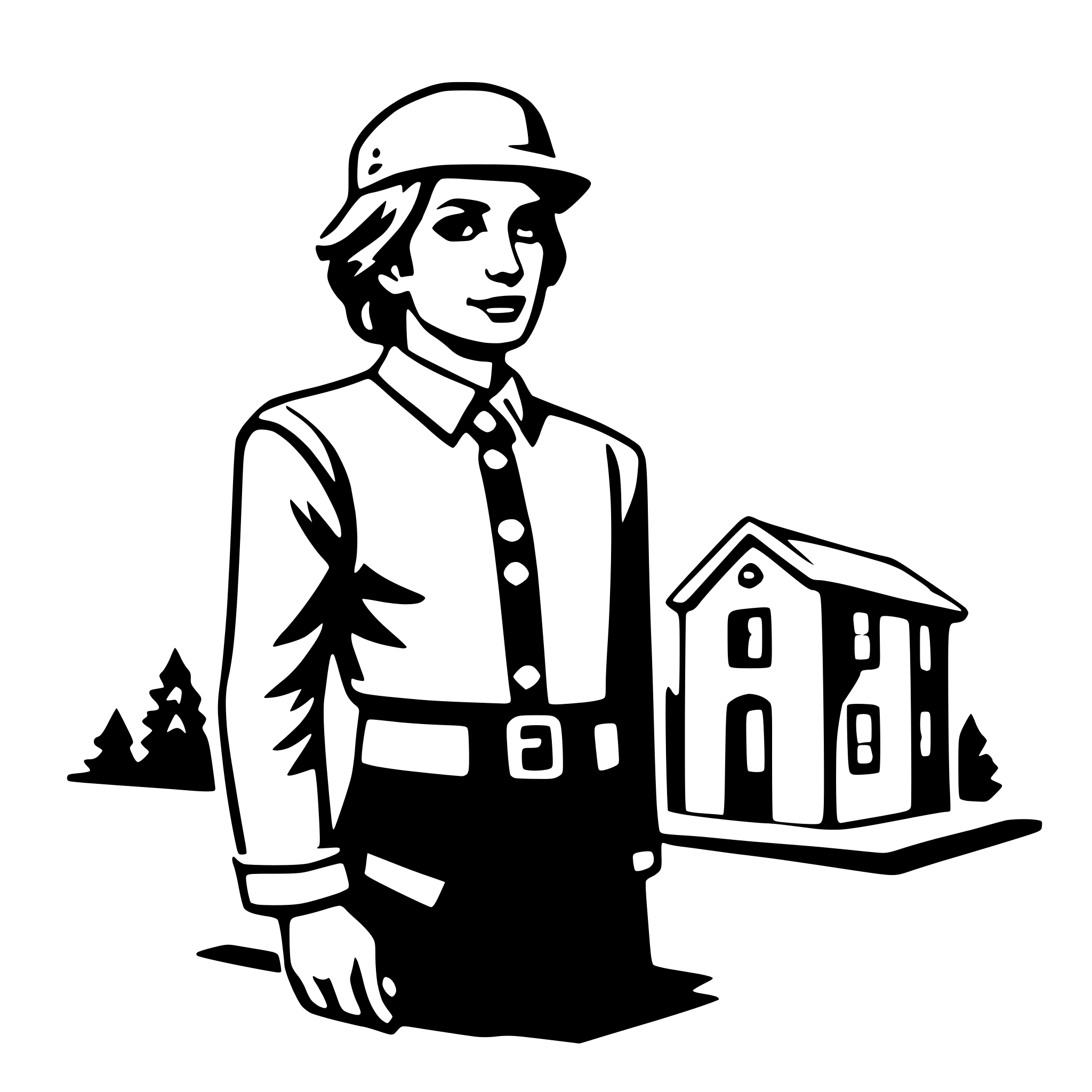 AI-generated SVG of 'architect'