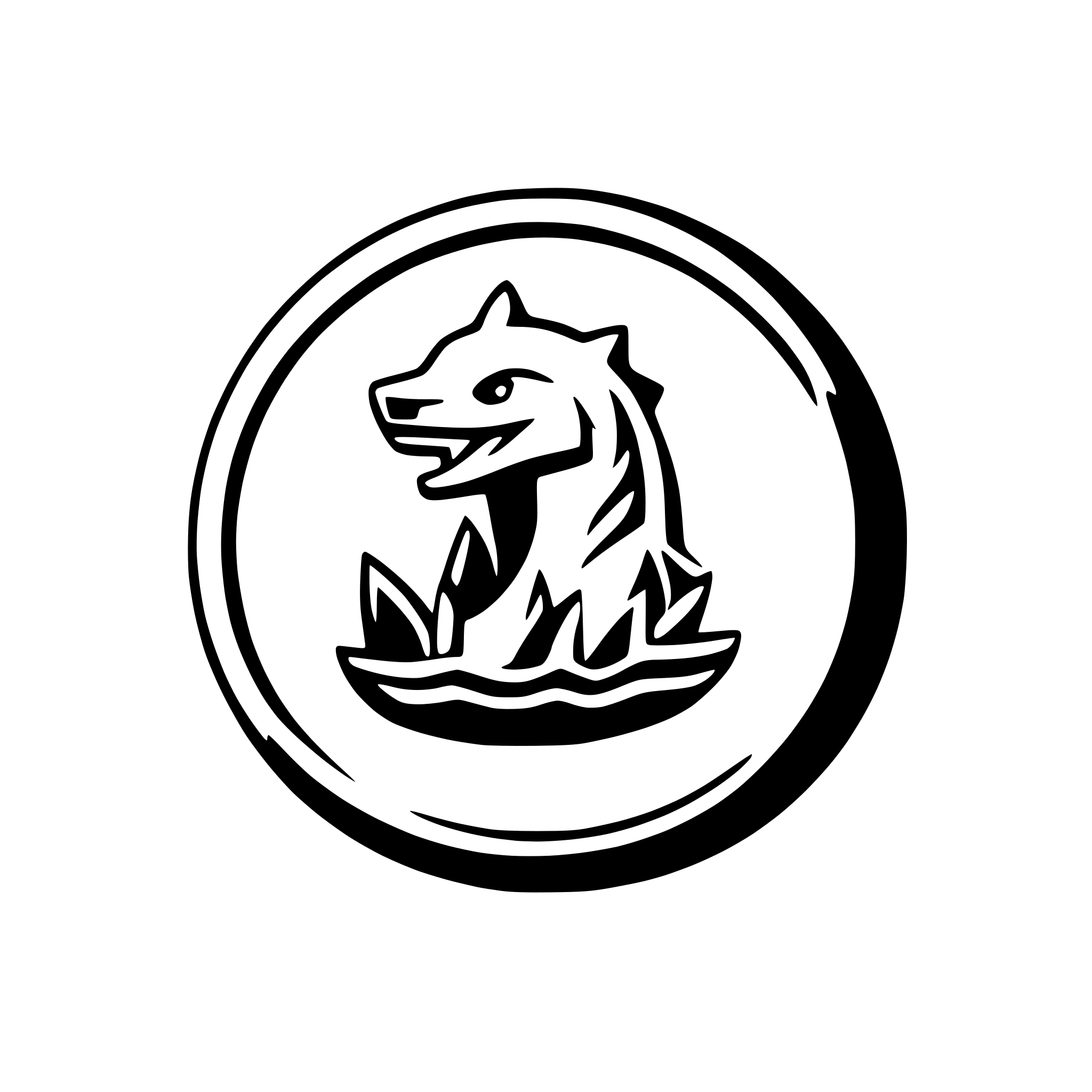 AI-generated SVG of a sea wolf