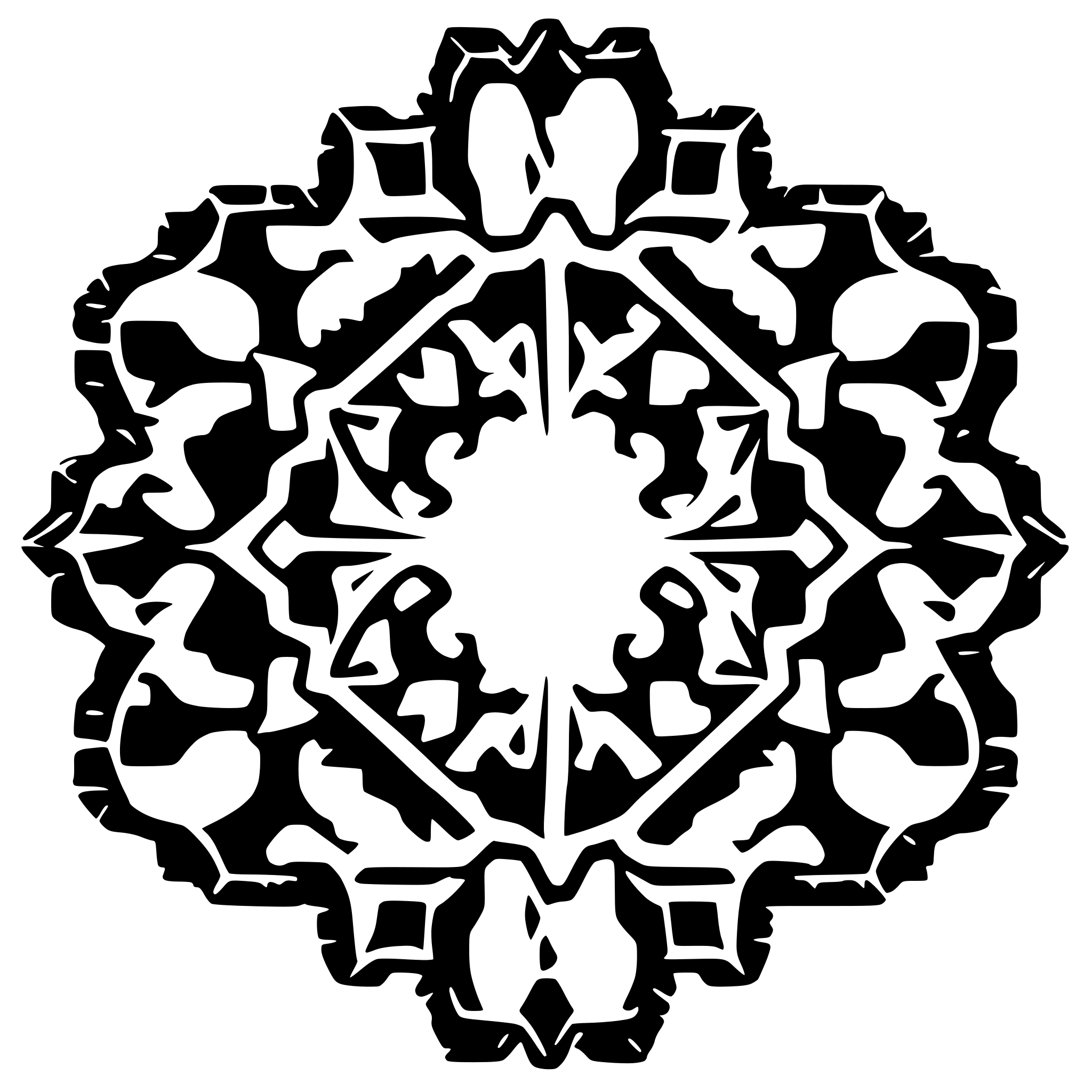 AI-generated SVG of 'fractal design pattern'