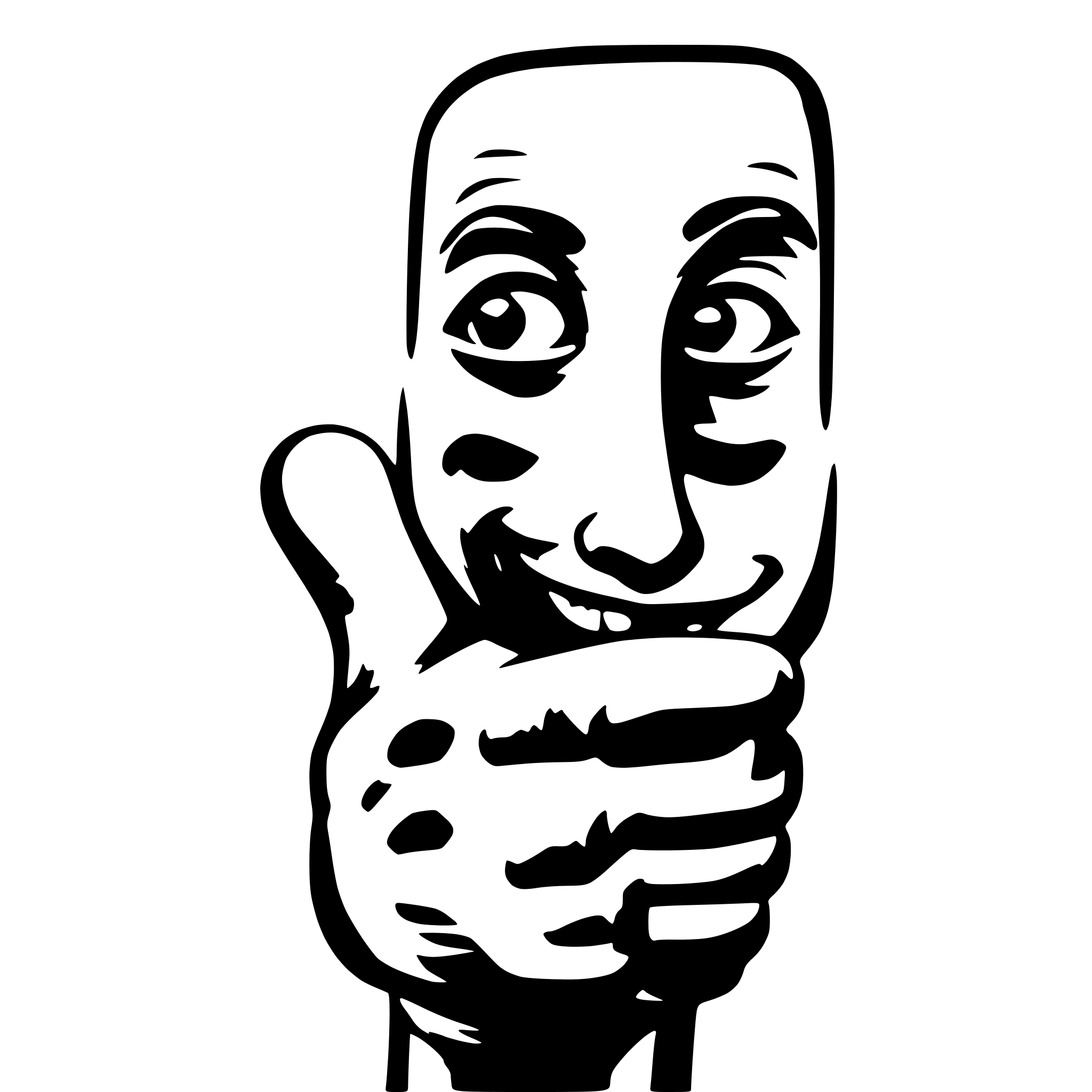 AI-generated SVG of 'thumbs up with a face'