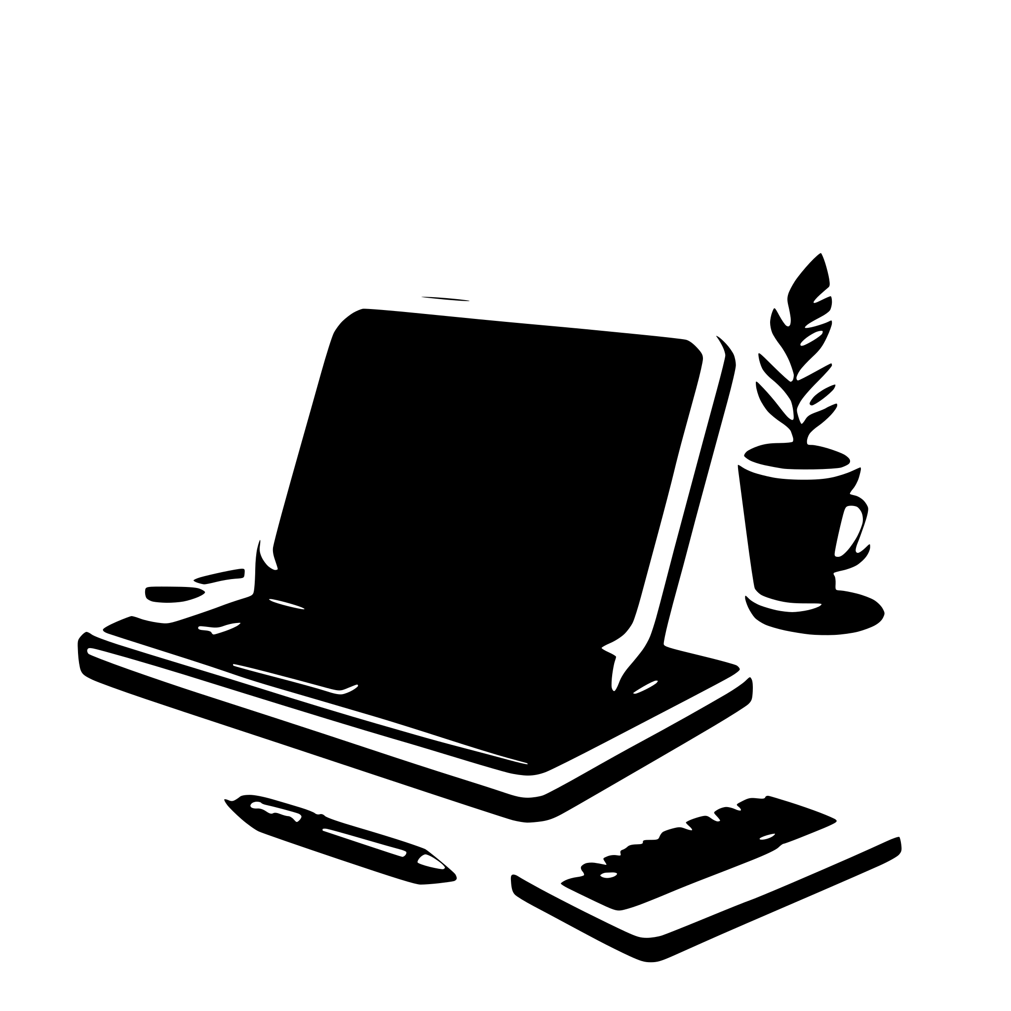 AI-generated SVG of 'note pc'