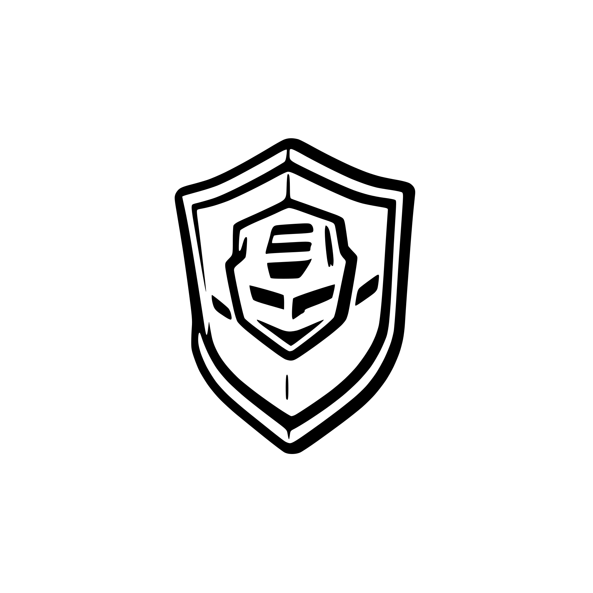 AI-generated SVG of a simple logo vpn bot shield