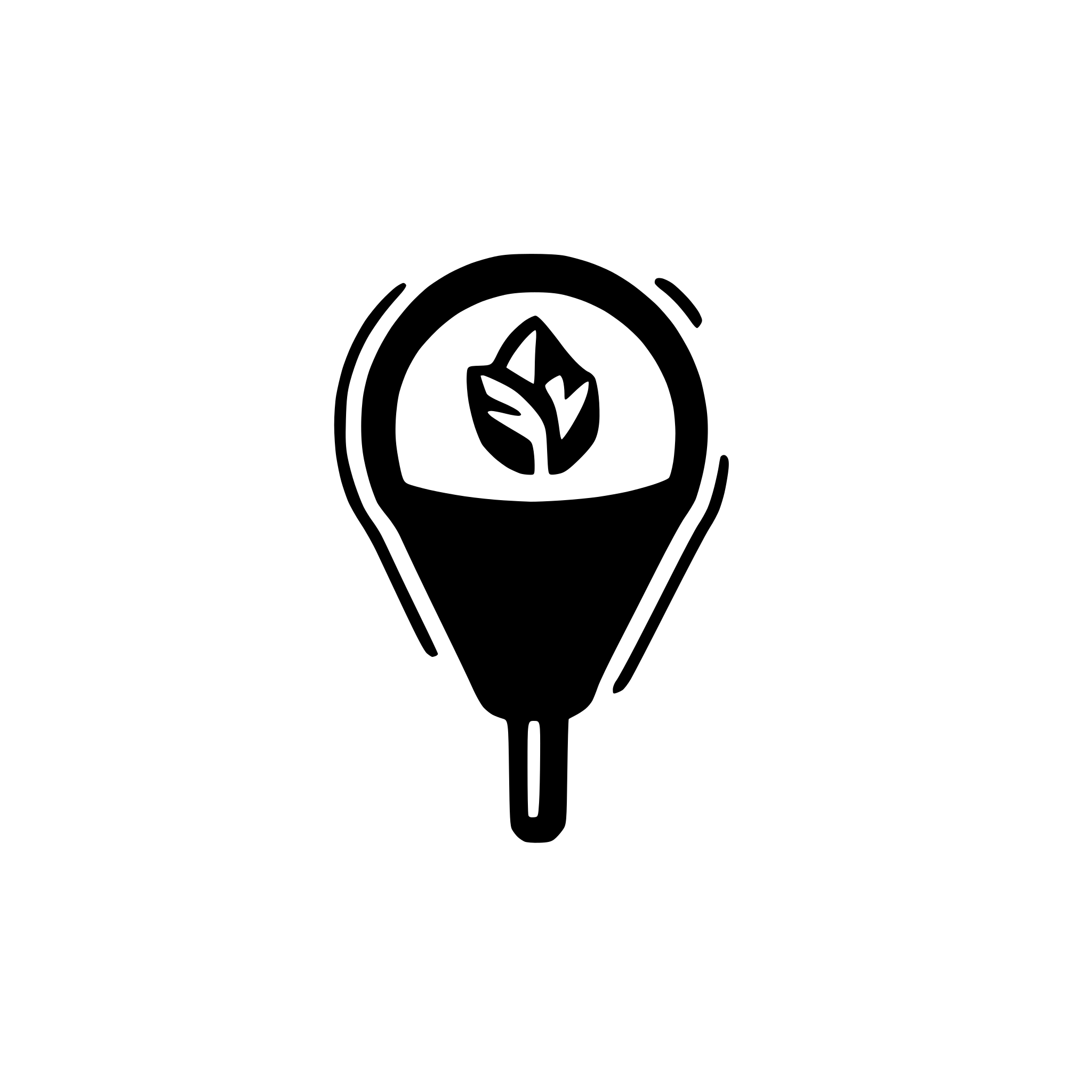 AI-generated SVG of a an icon for an app called open hawk, which is a gps tracking server / firmware