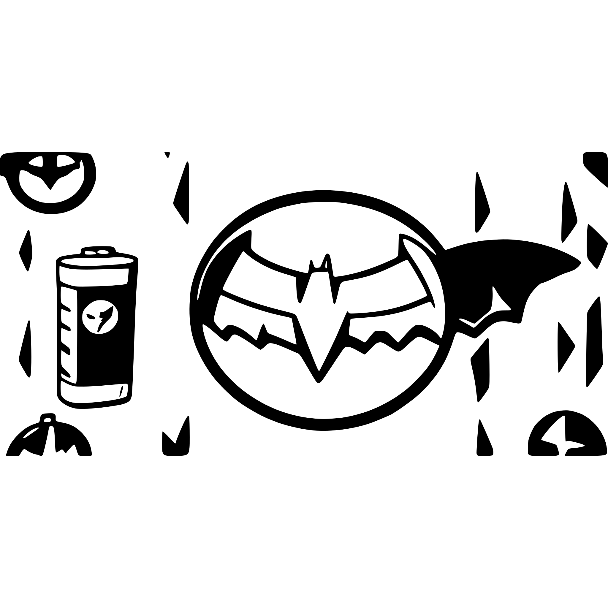 AI-generated SVG of a Batman symbol but referring to "battery" instead as a joke or play on words. Will be a heading for a sign