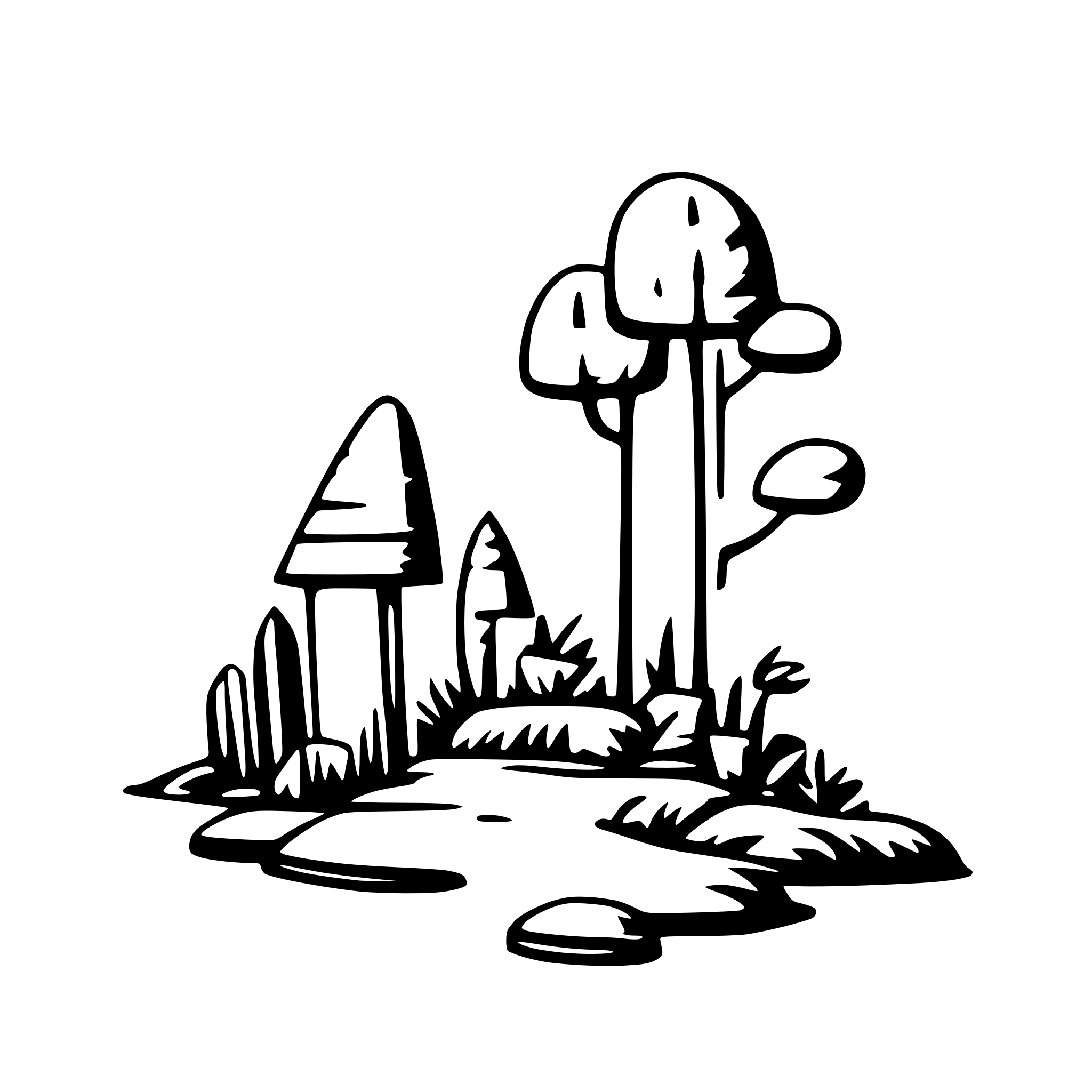 AI-generated SVG of 'line doodles'