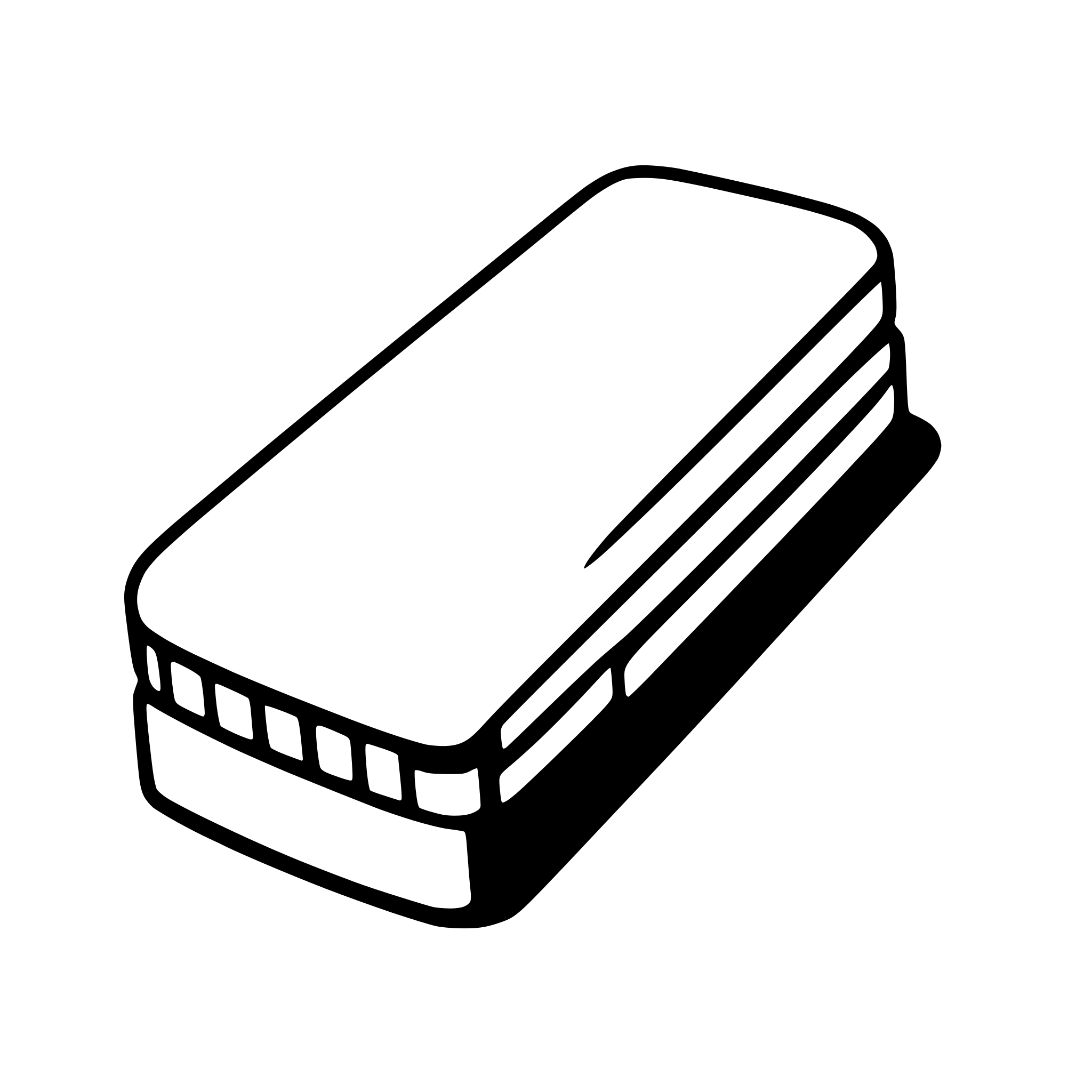 AI-generated SVG of 'eraser'