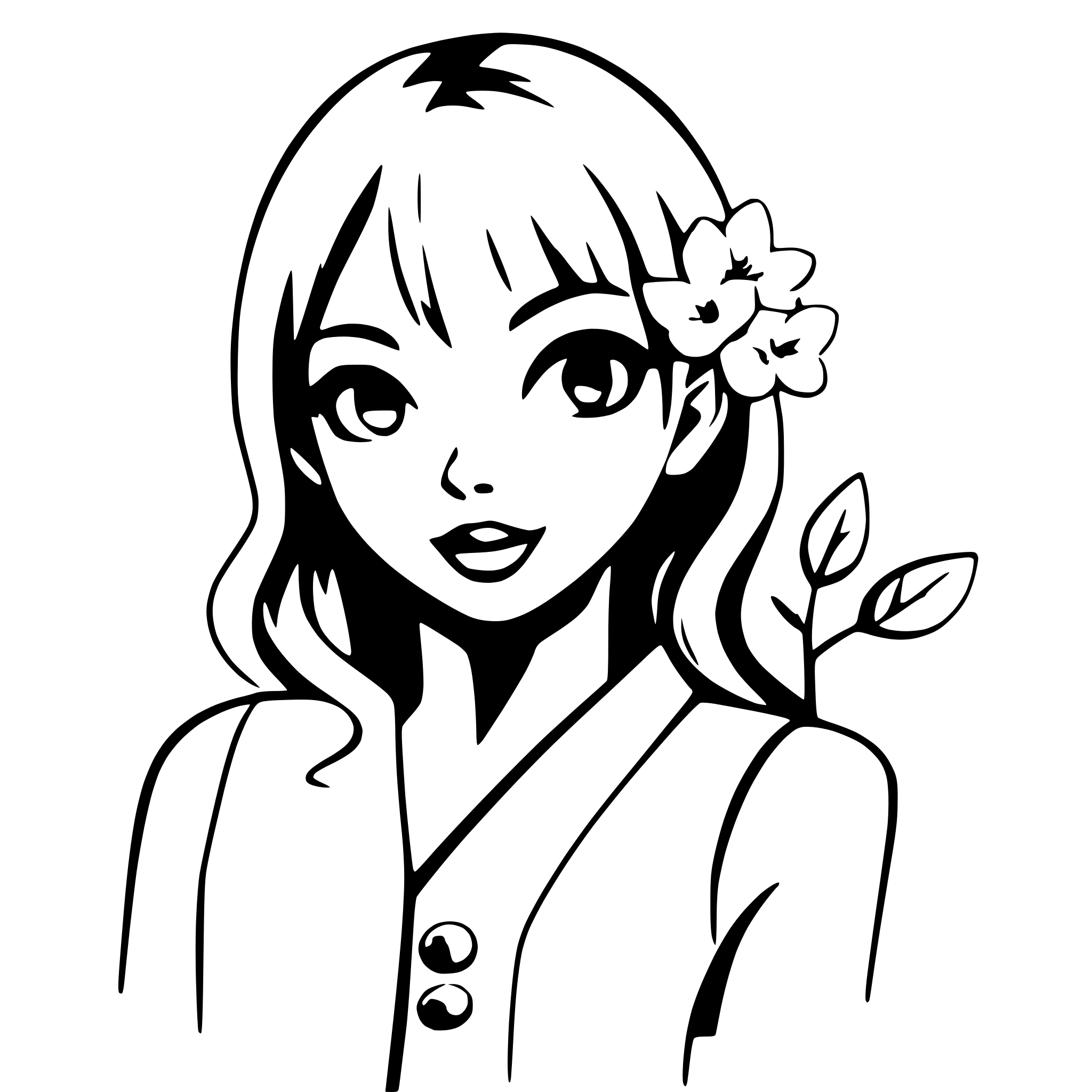 AI-generated SVG of 'cherry blossoms falling gently'