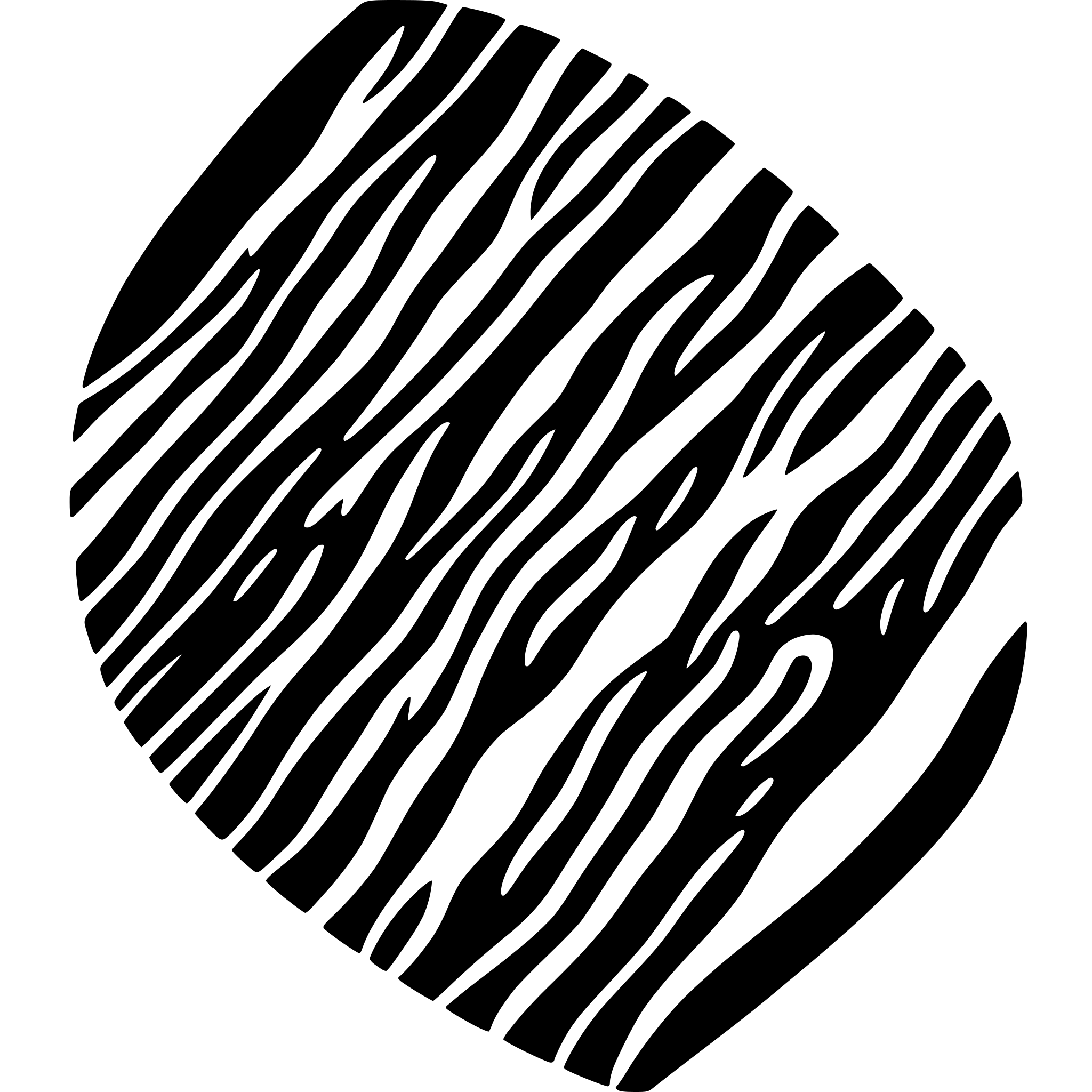 AI-generated SVG of a Damascus steel pattern