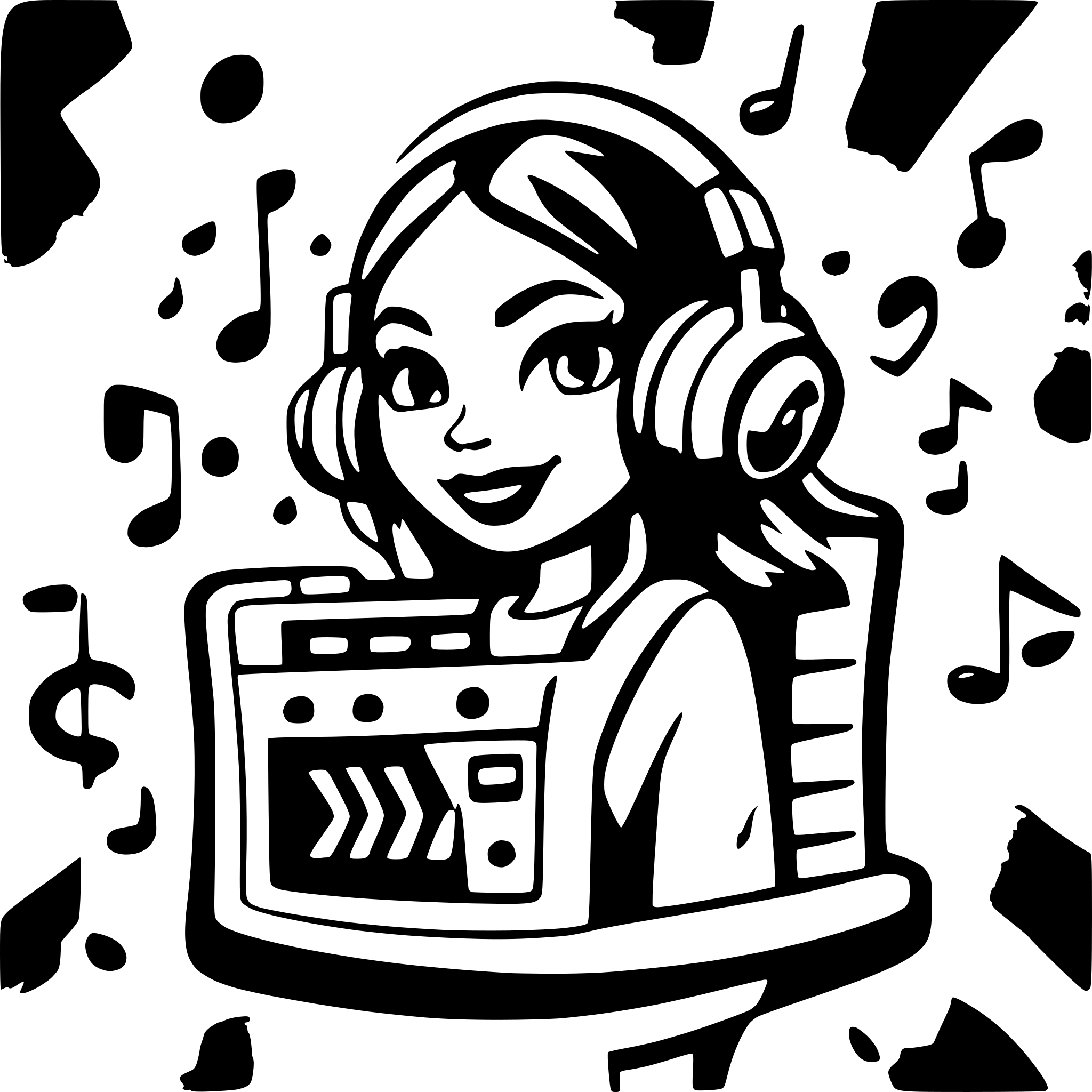 AI-generated SVG of 'Music Wave, Groovify'