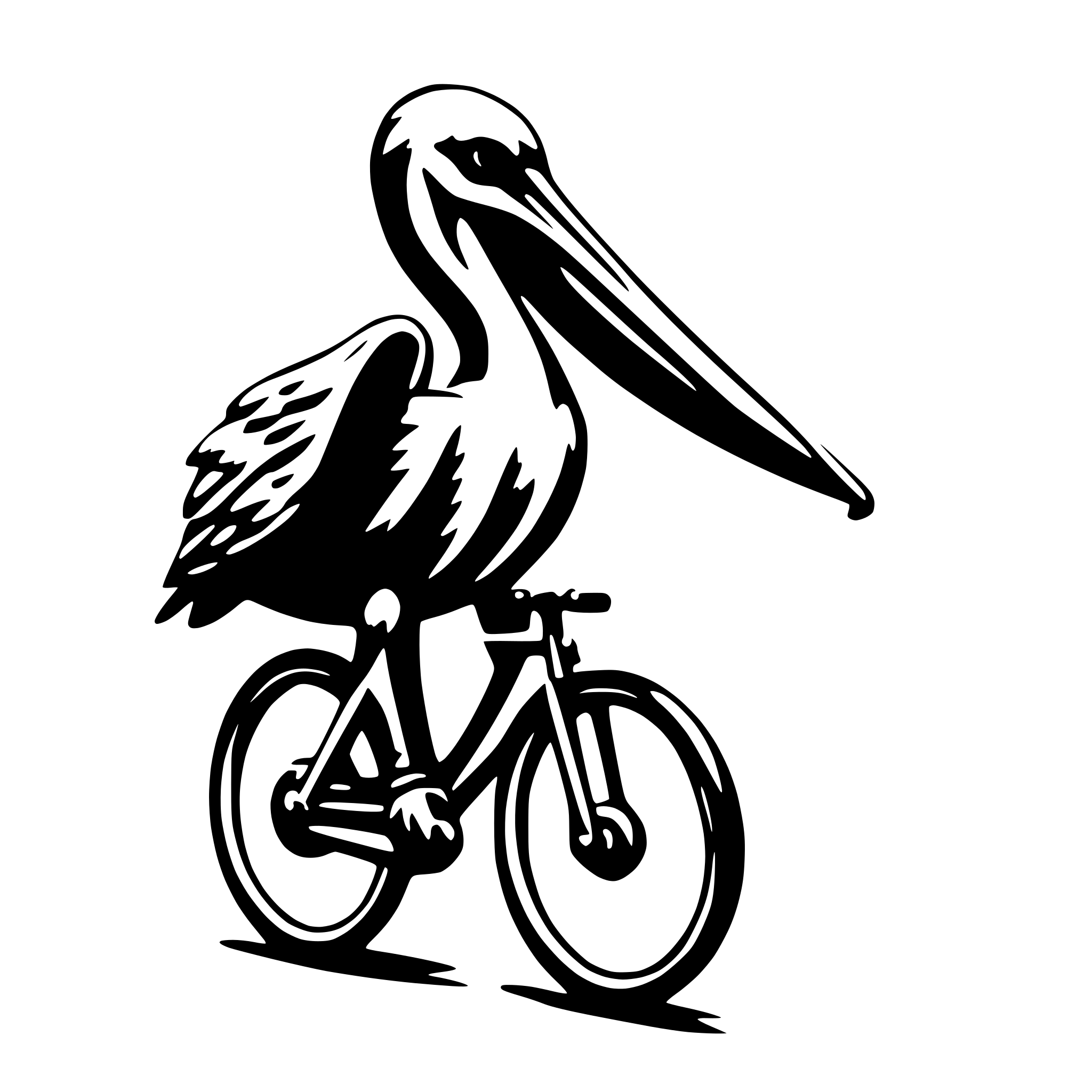 AI-generated SVG of a pelican riding a bicycle