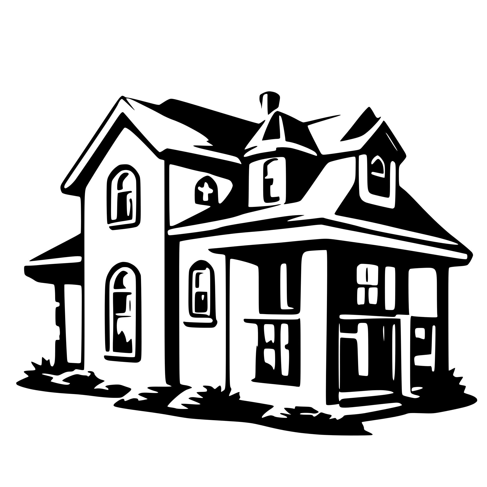 AI-generated SVG of 'house'