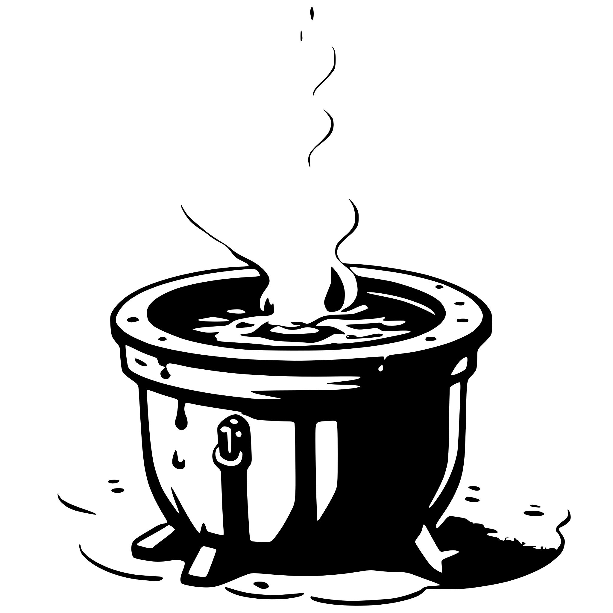 AI-generated SVG of 'Cauldron with green fluid'