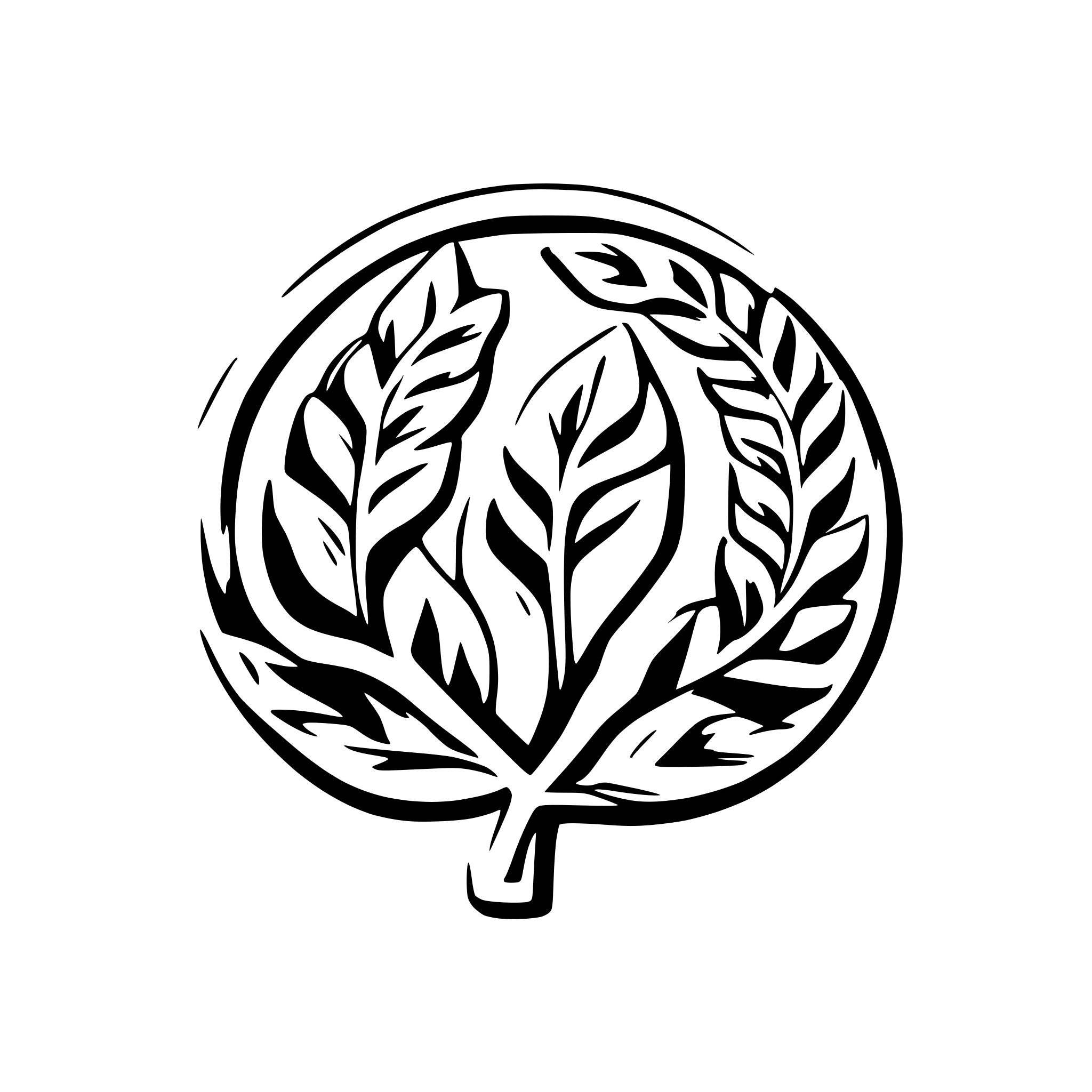 AI-generated SVG of 'laurel wreath'