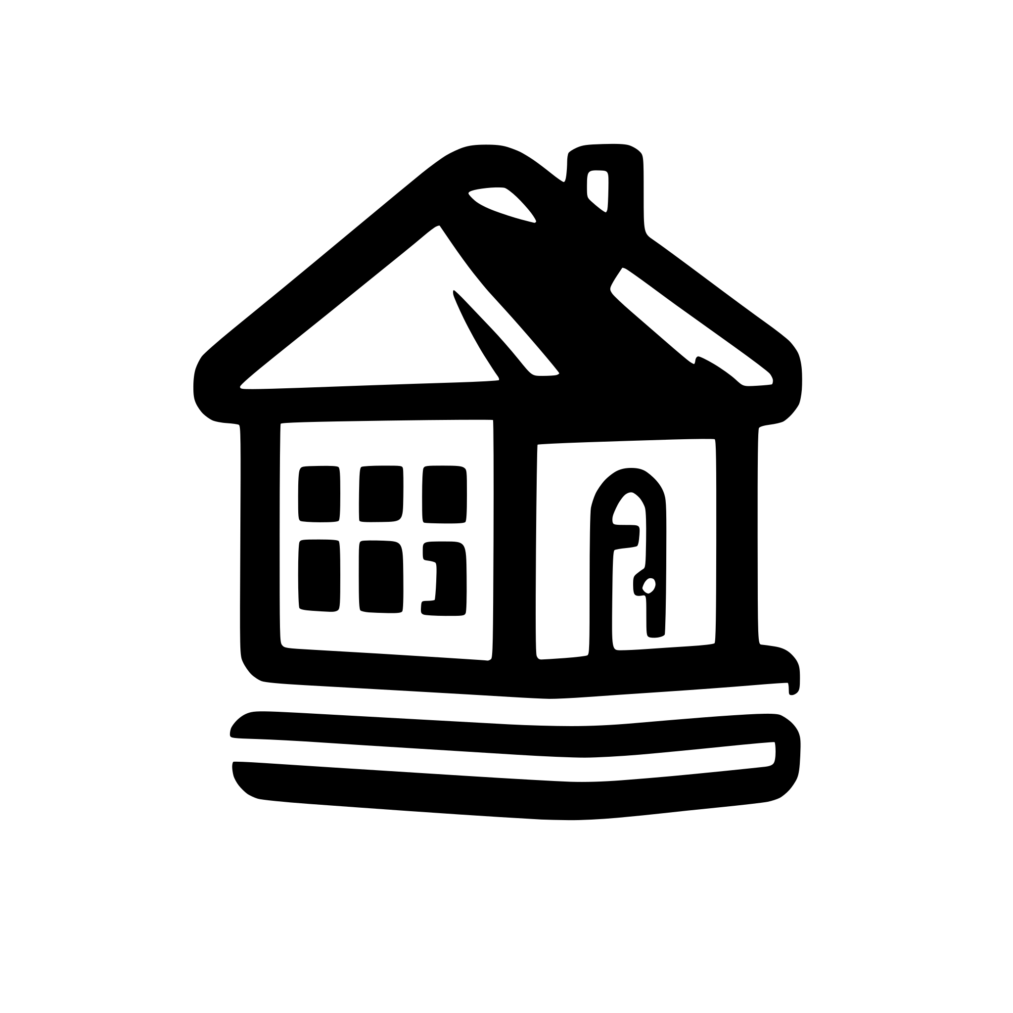 AI-generated SVG of a house