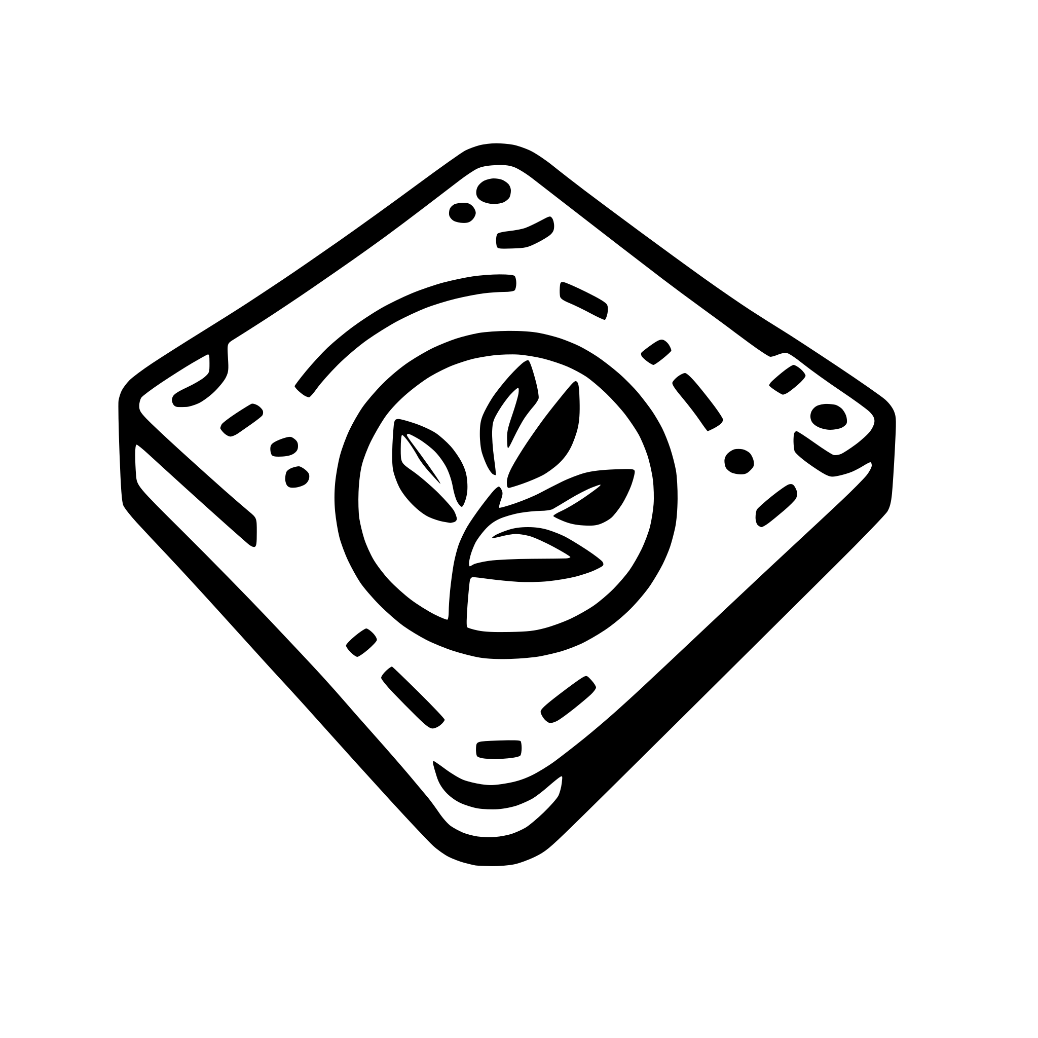 AI-generated SVG of a perspective view of blueprint schema