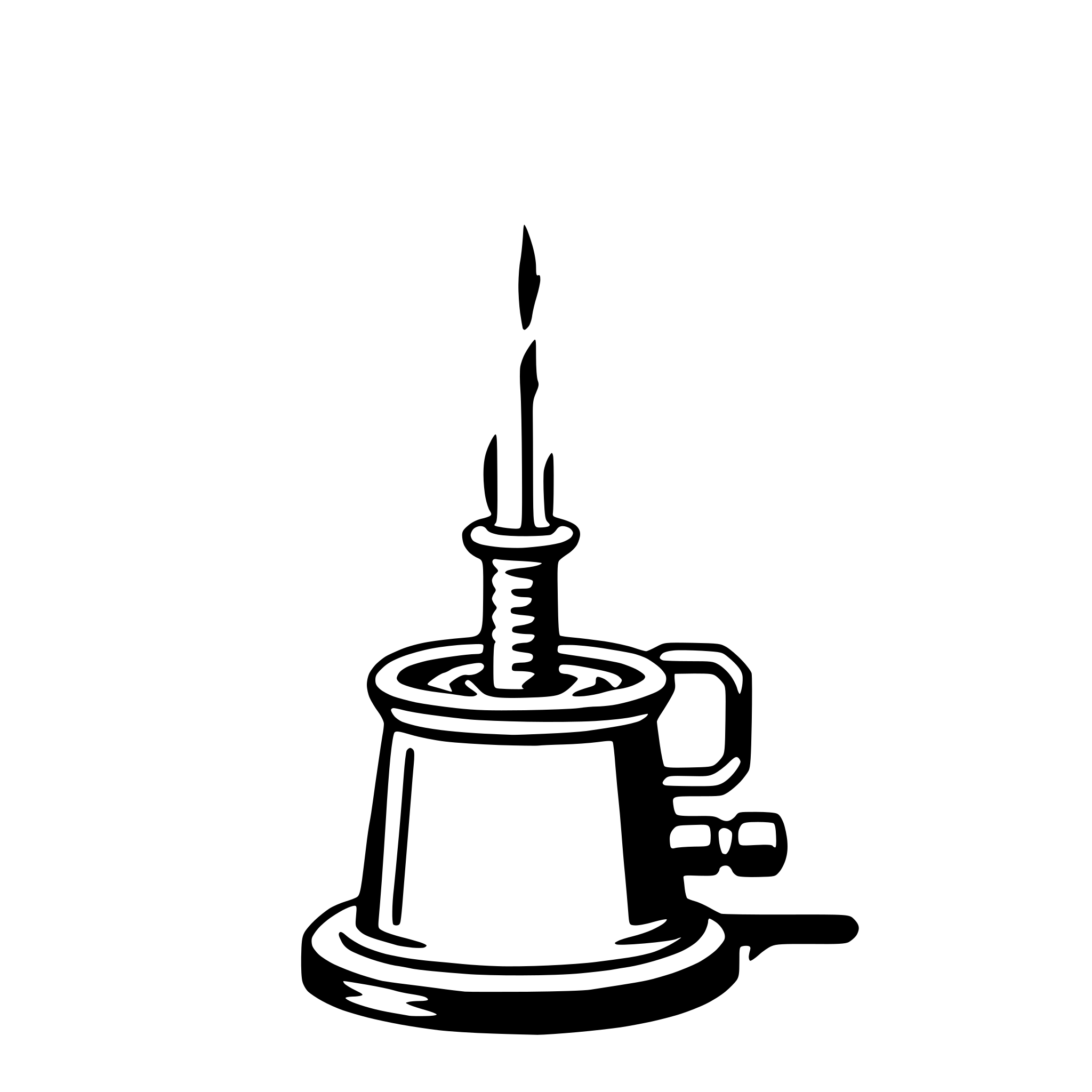 AI-generated SVG of a bunsen burner