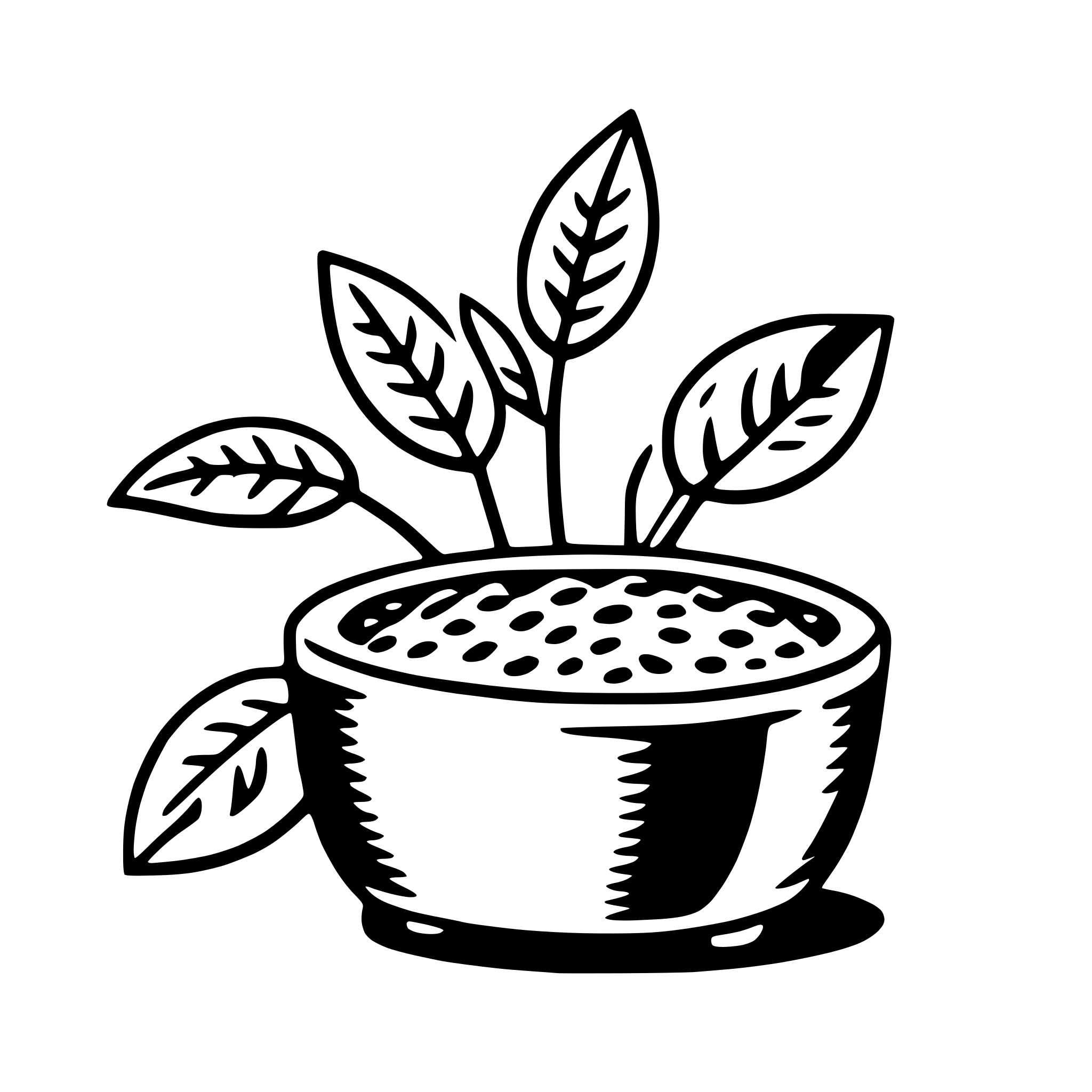 AI-generated SVG of a flaxseed