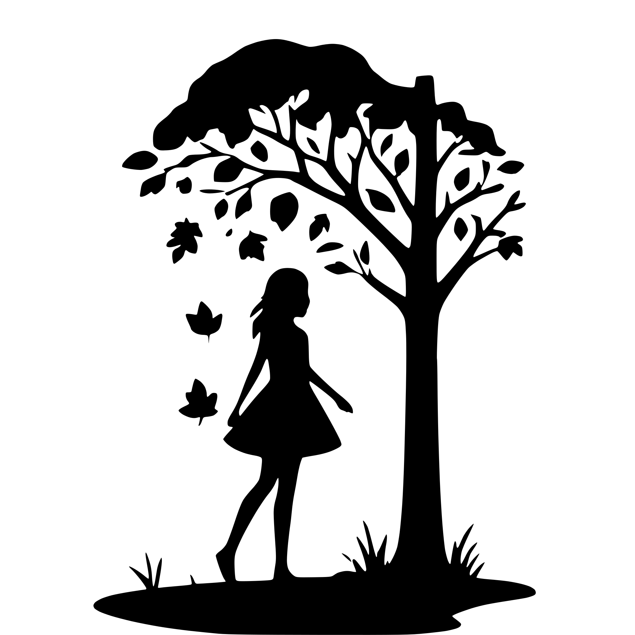 AI-generated SVG of 'Autum'