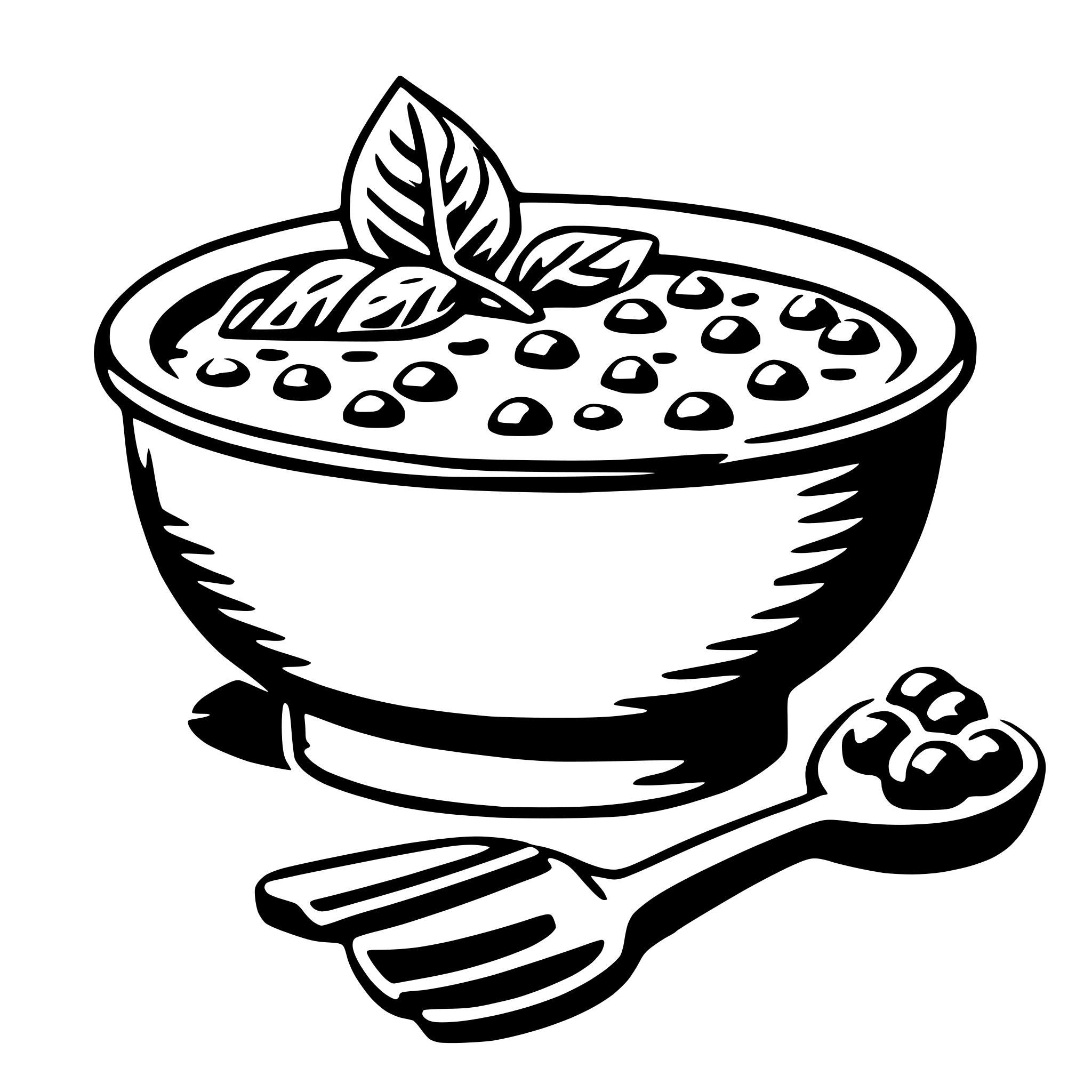 AI-generated SVG of a minestrone