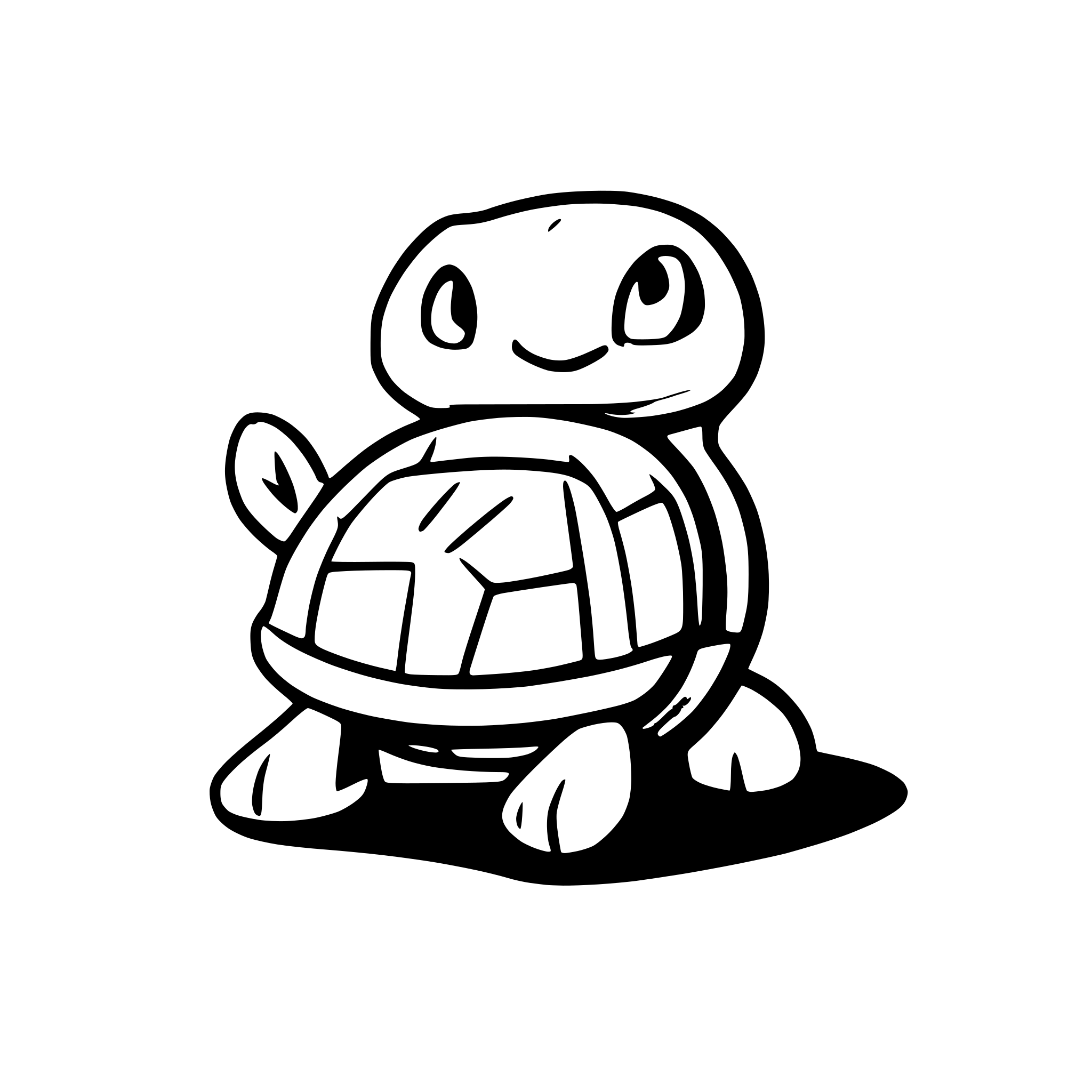 AI-generated SVG of a turtle