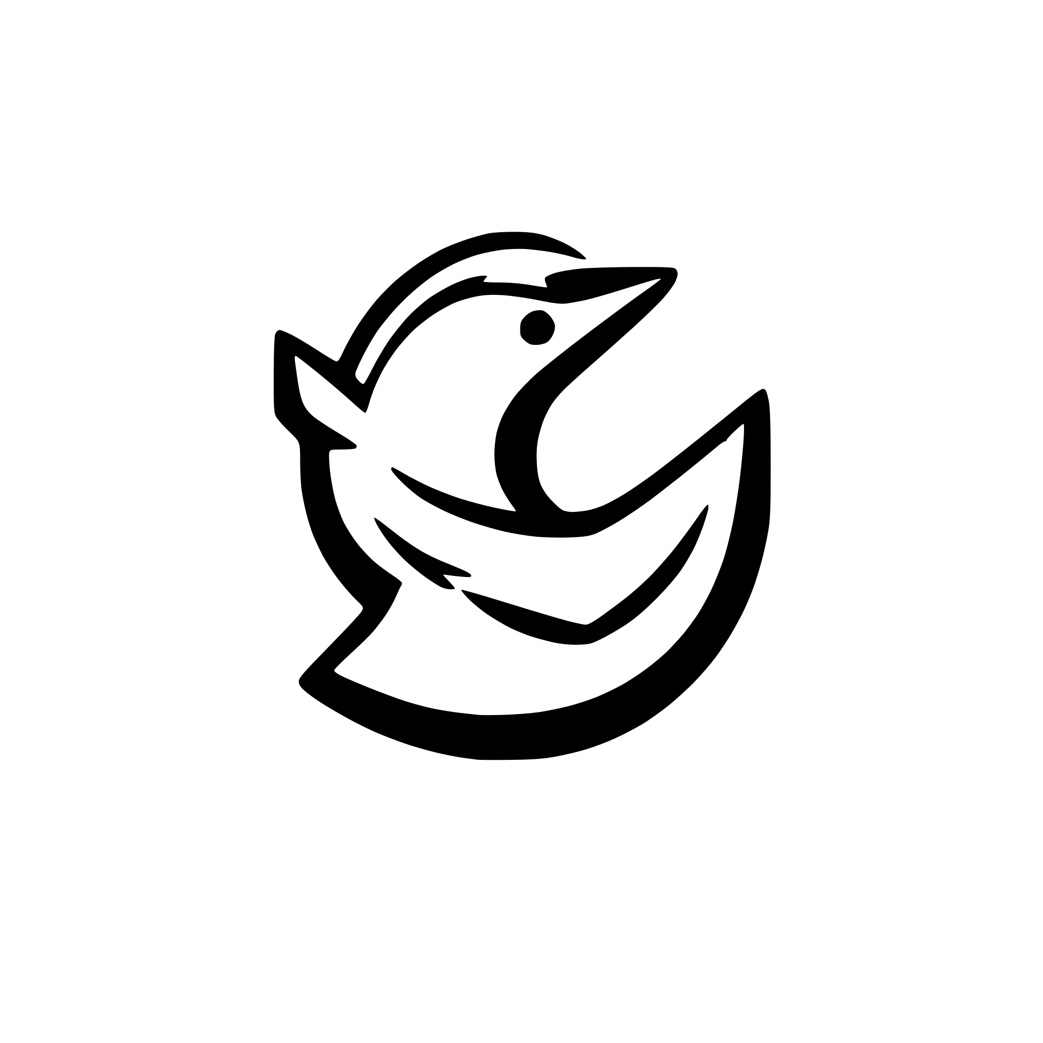 AI-generated SVG of 'B letter like a bird'