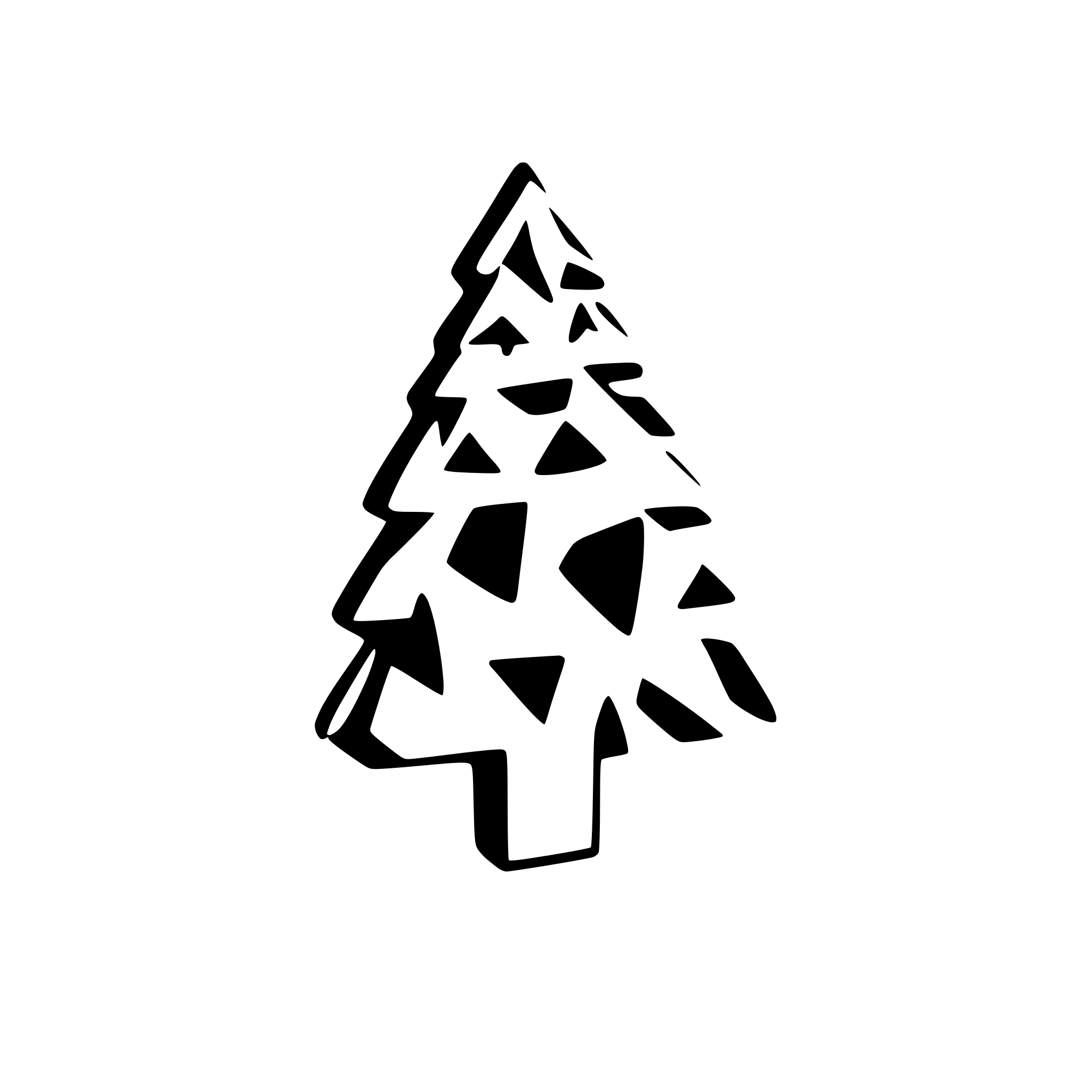AI-generated SVG of a christmas tree