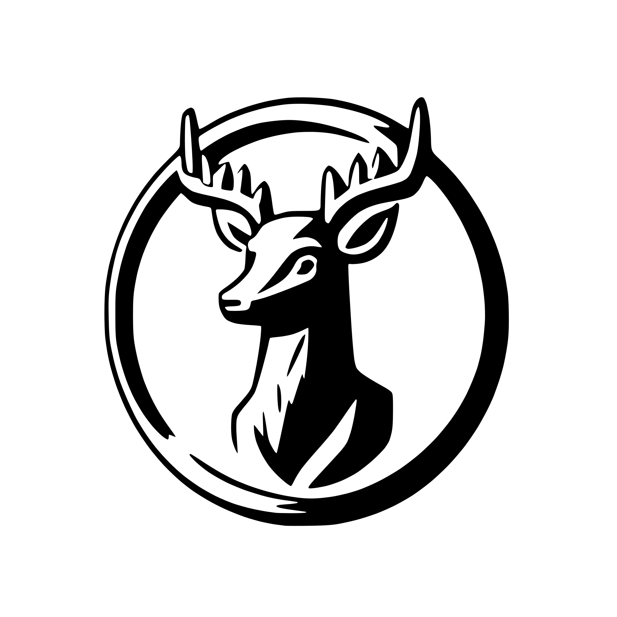 AI-generated SVG of a deer