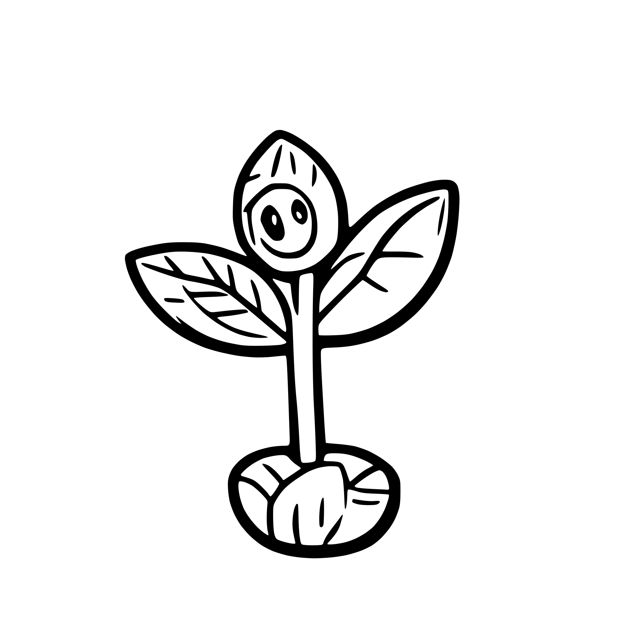 AI-generated SVG of a green sprout