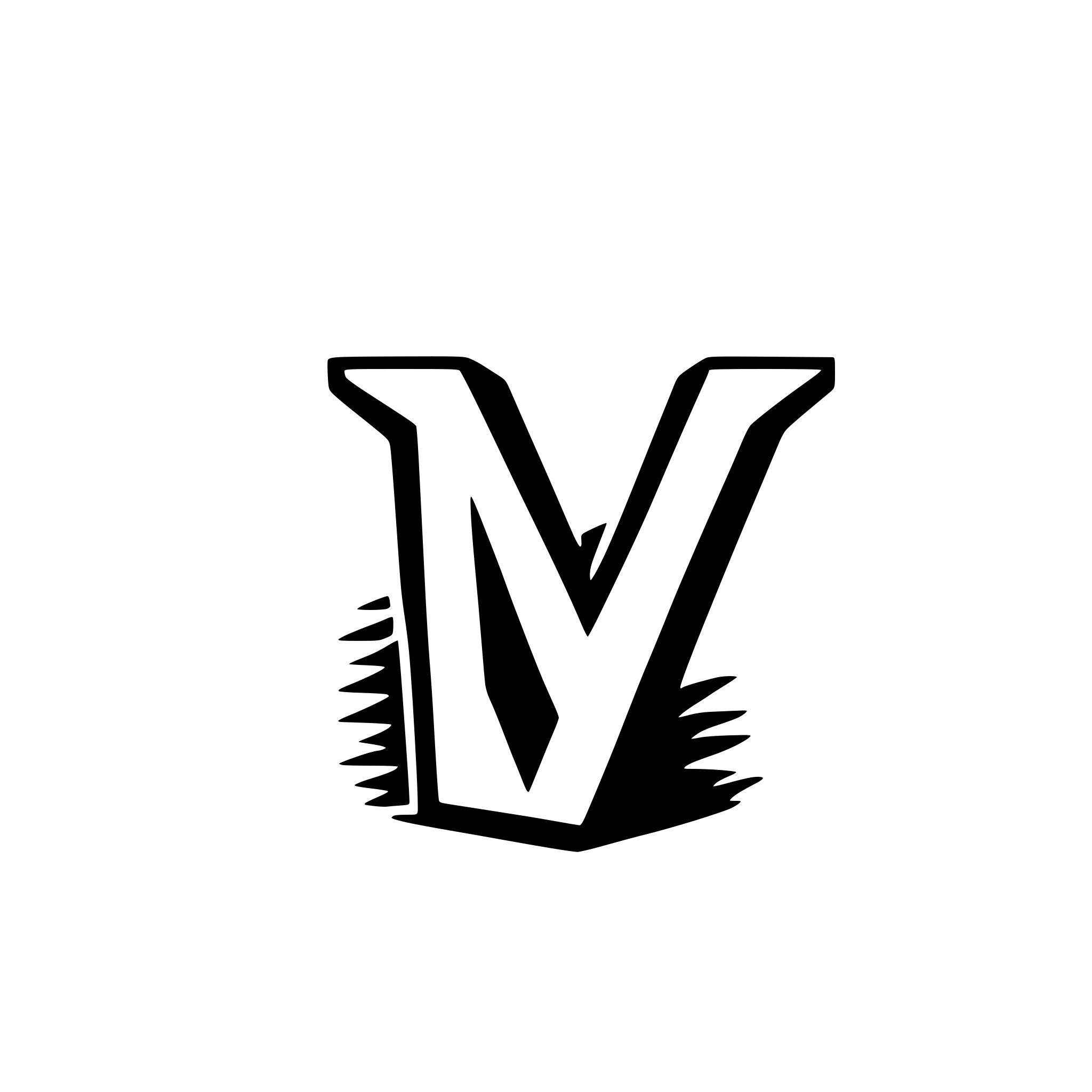 AI-generated SVG of a large letter V