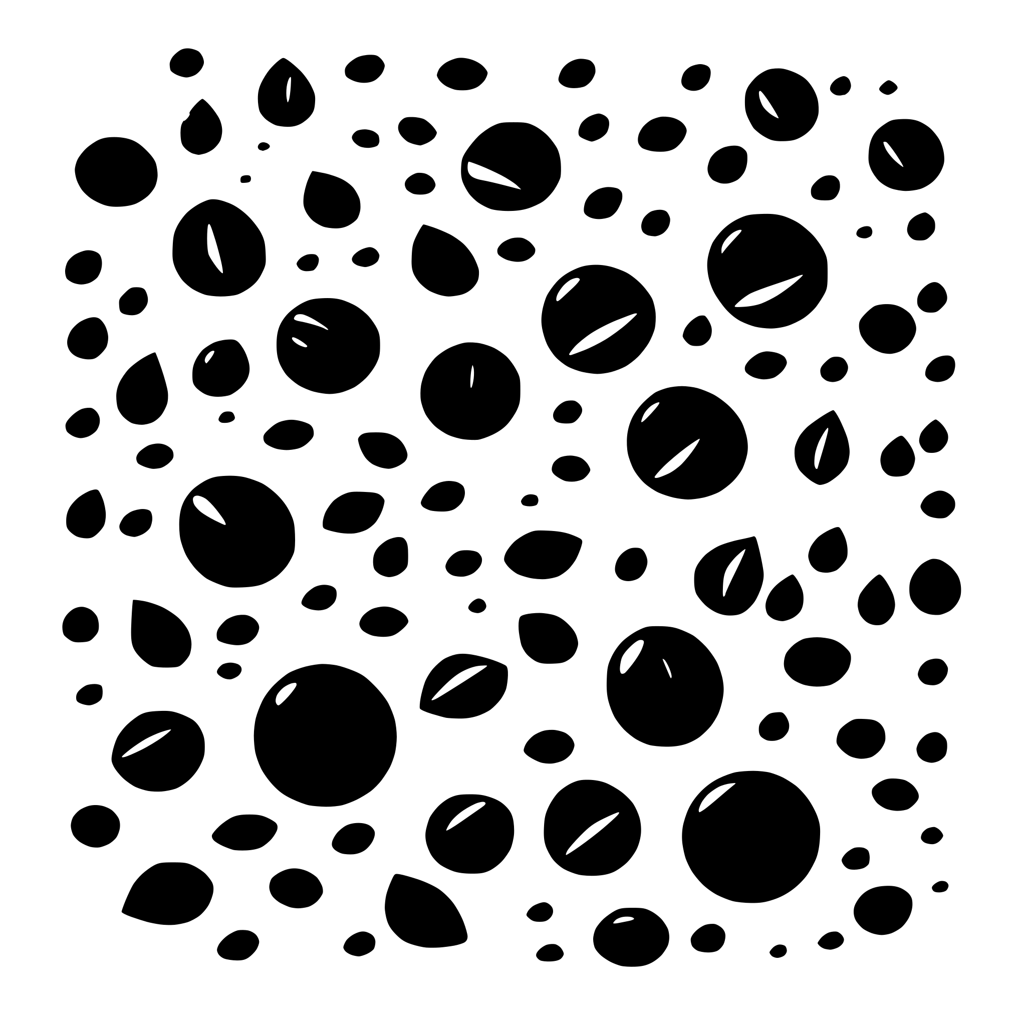 AI-generated SVG of 'A random organic pattern'
