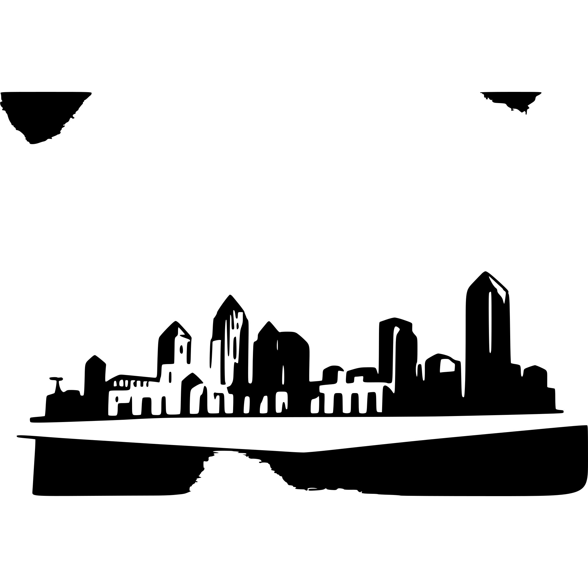 AI-generated SVG of a create silhouette of kansas city skyline