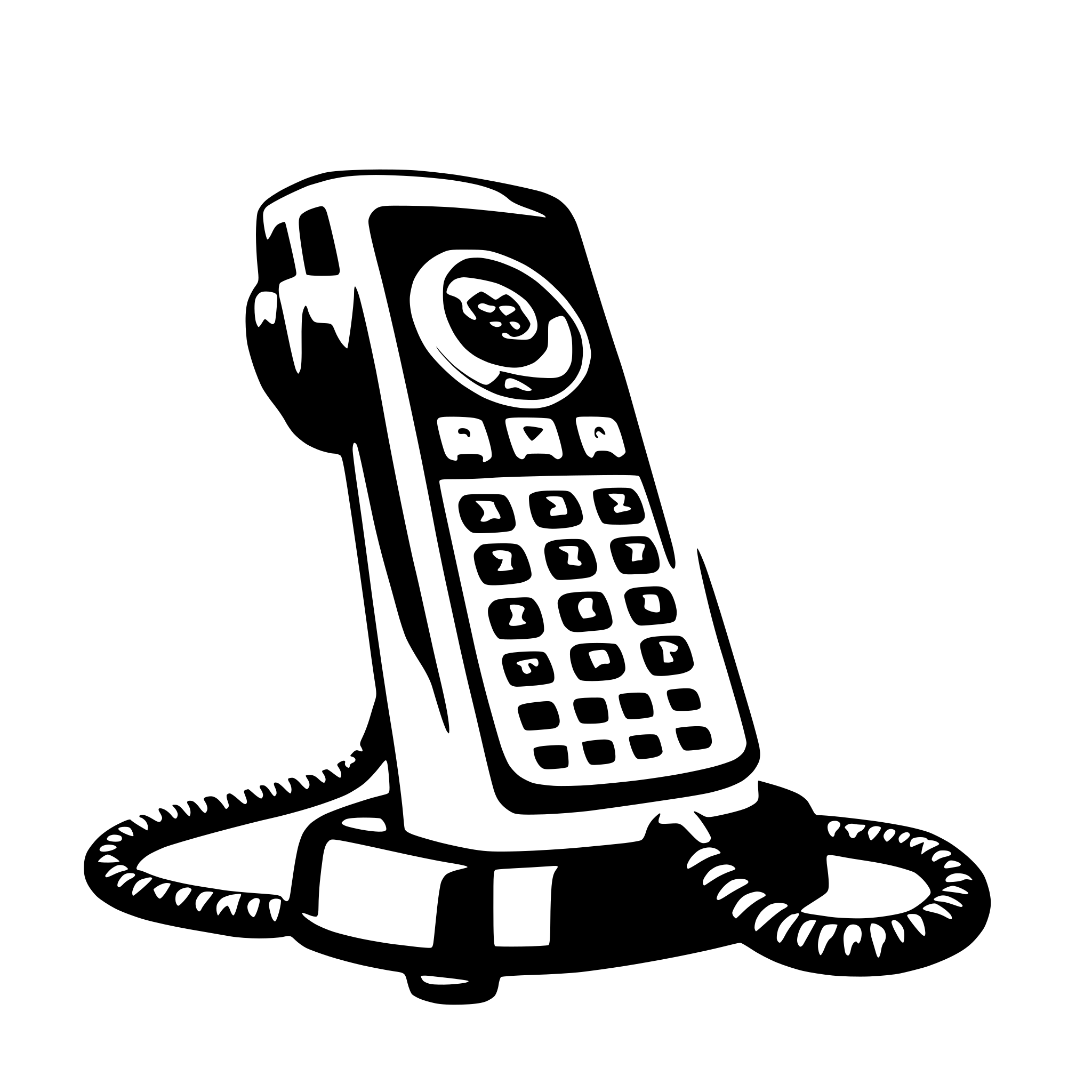 AI-generated SVG of 'pick up the phone'