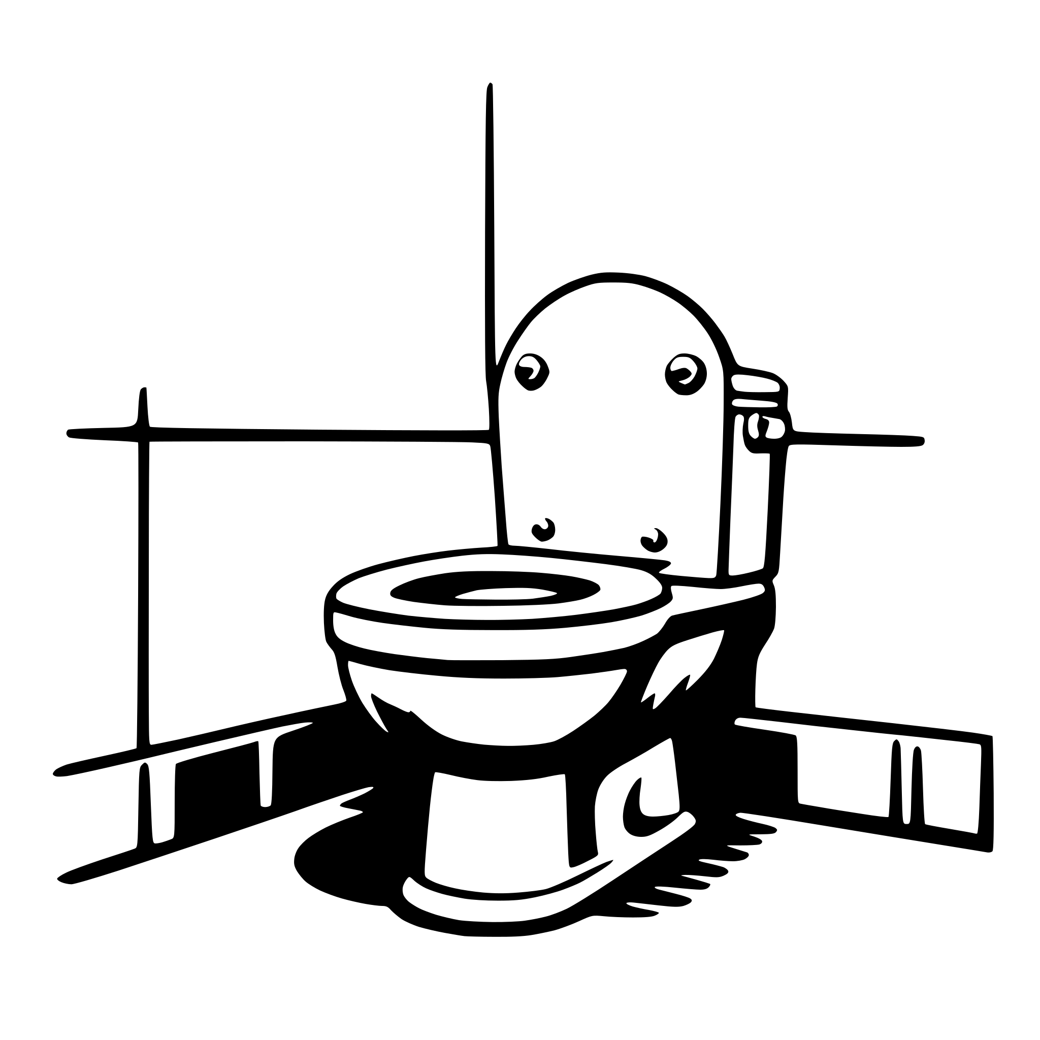 AI-generated SVG of 'toilet'