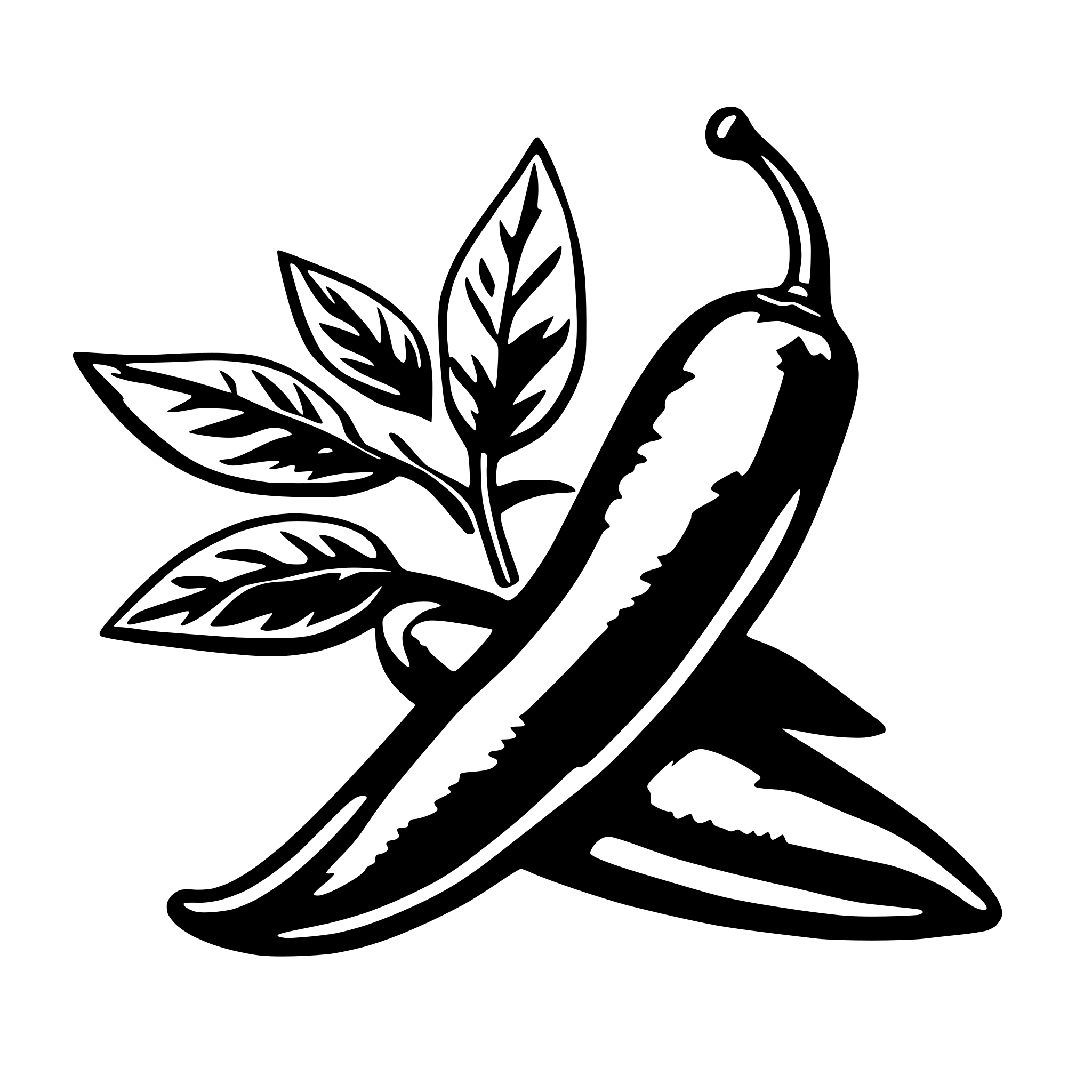 AI-generated SVG of a Chili pepper