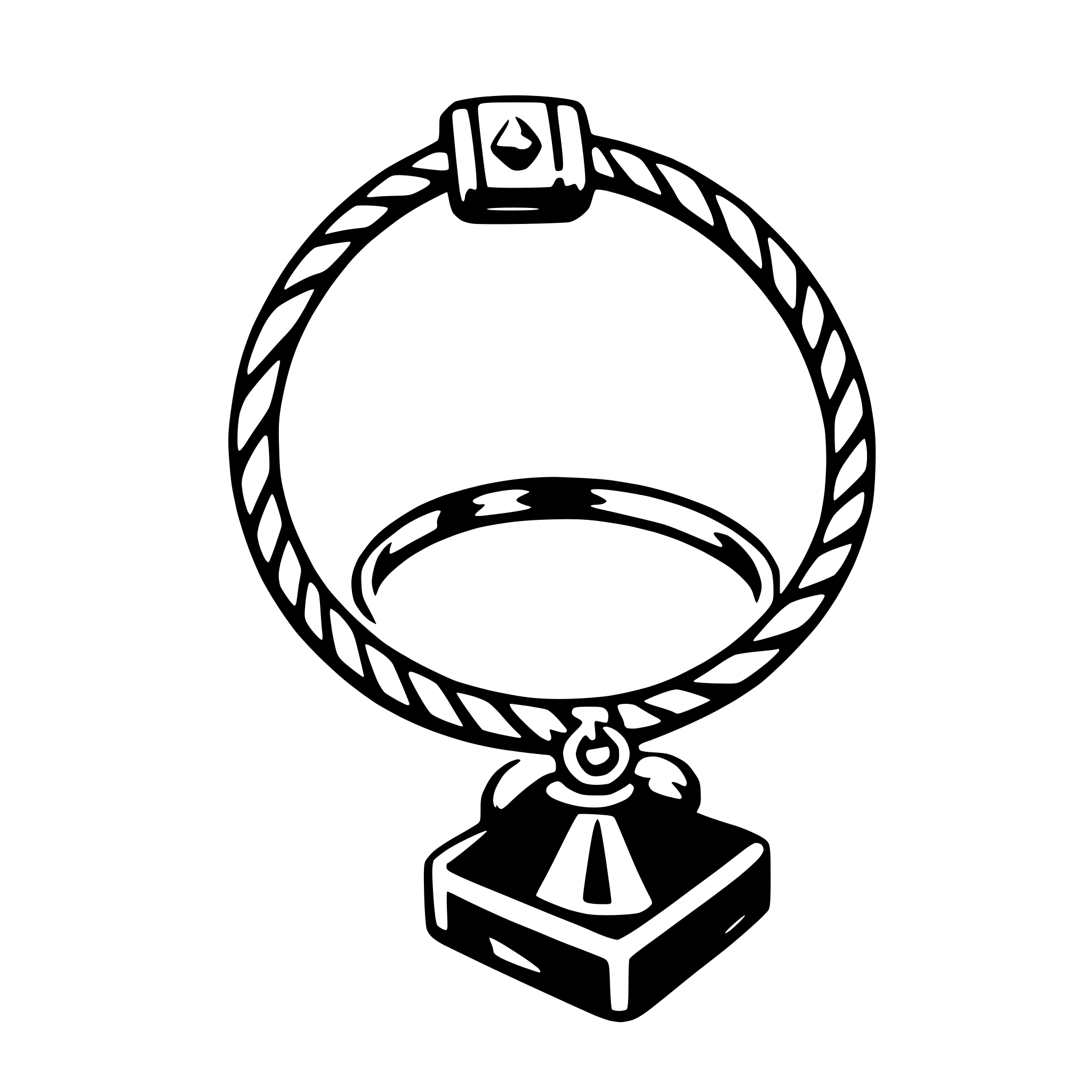AI-generated SVG of a bracelet