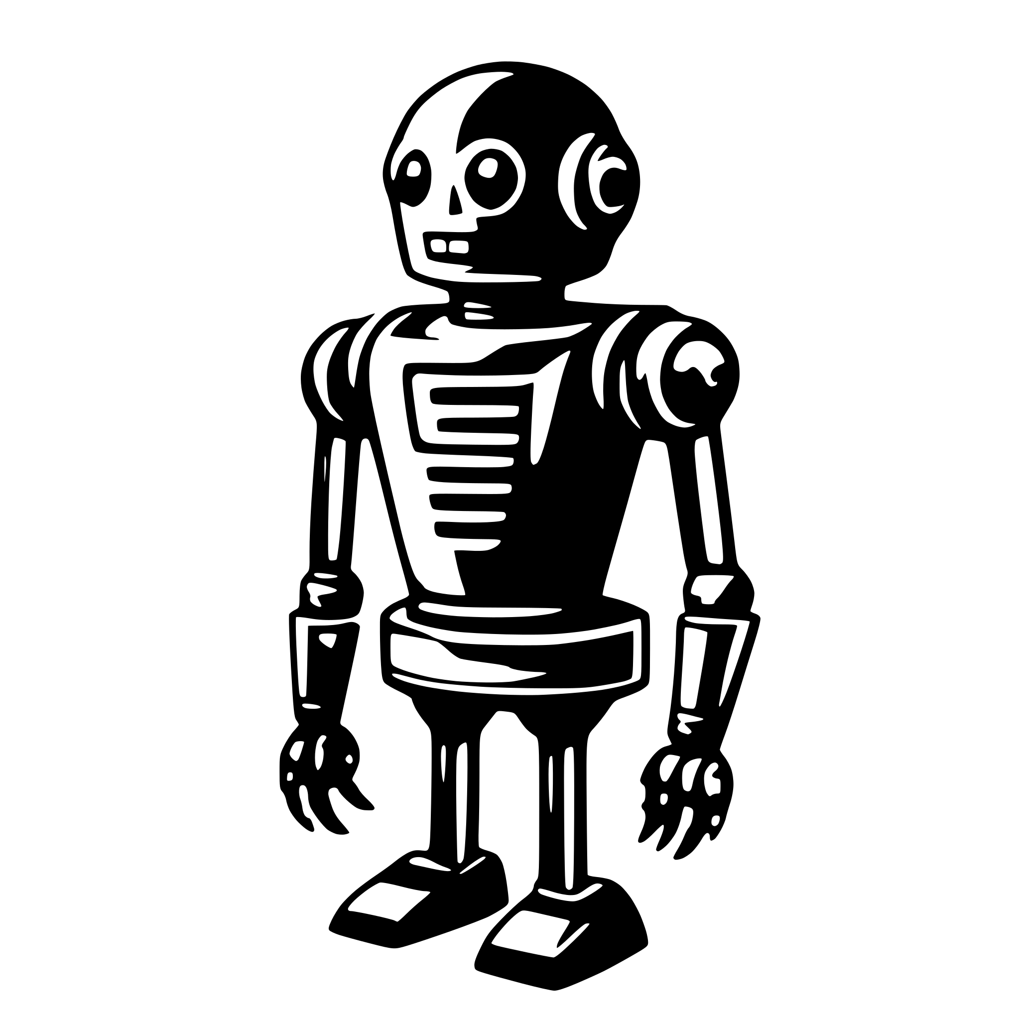 AI-generated SVG of 'robot'