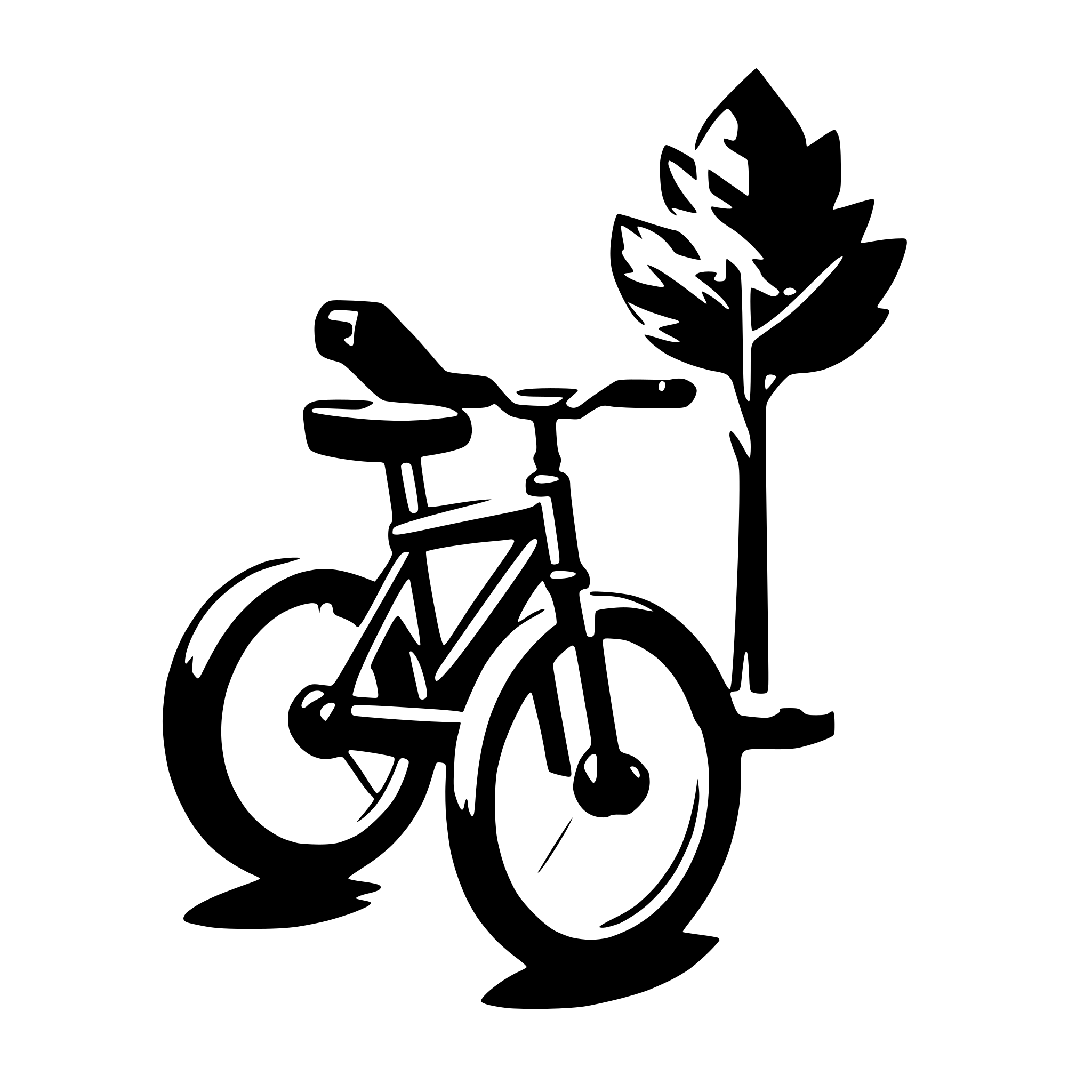AI-generated SVG of a cycle