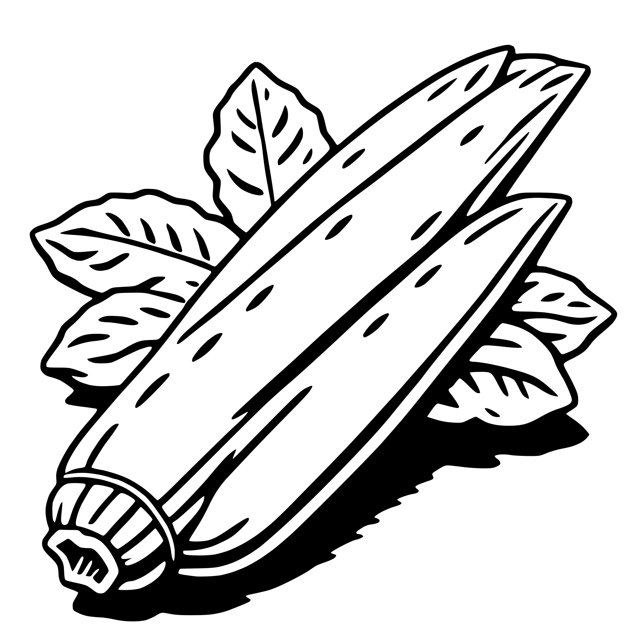 AI-generated SVG of a celery