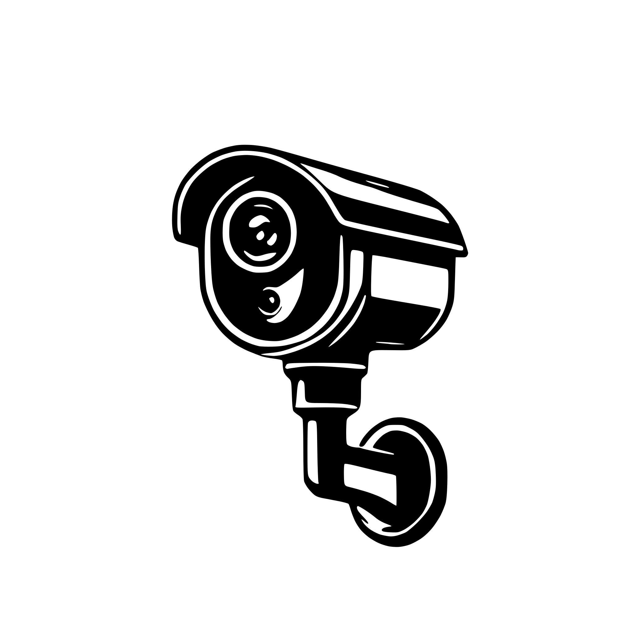 AI-generated SVG of 'outdoor cctv camera'