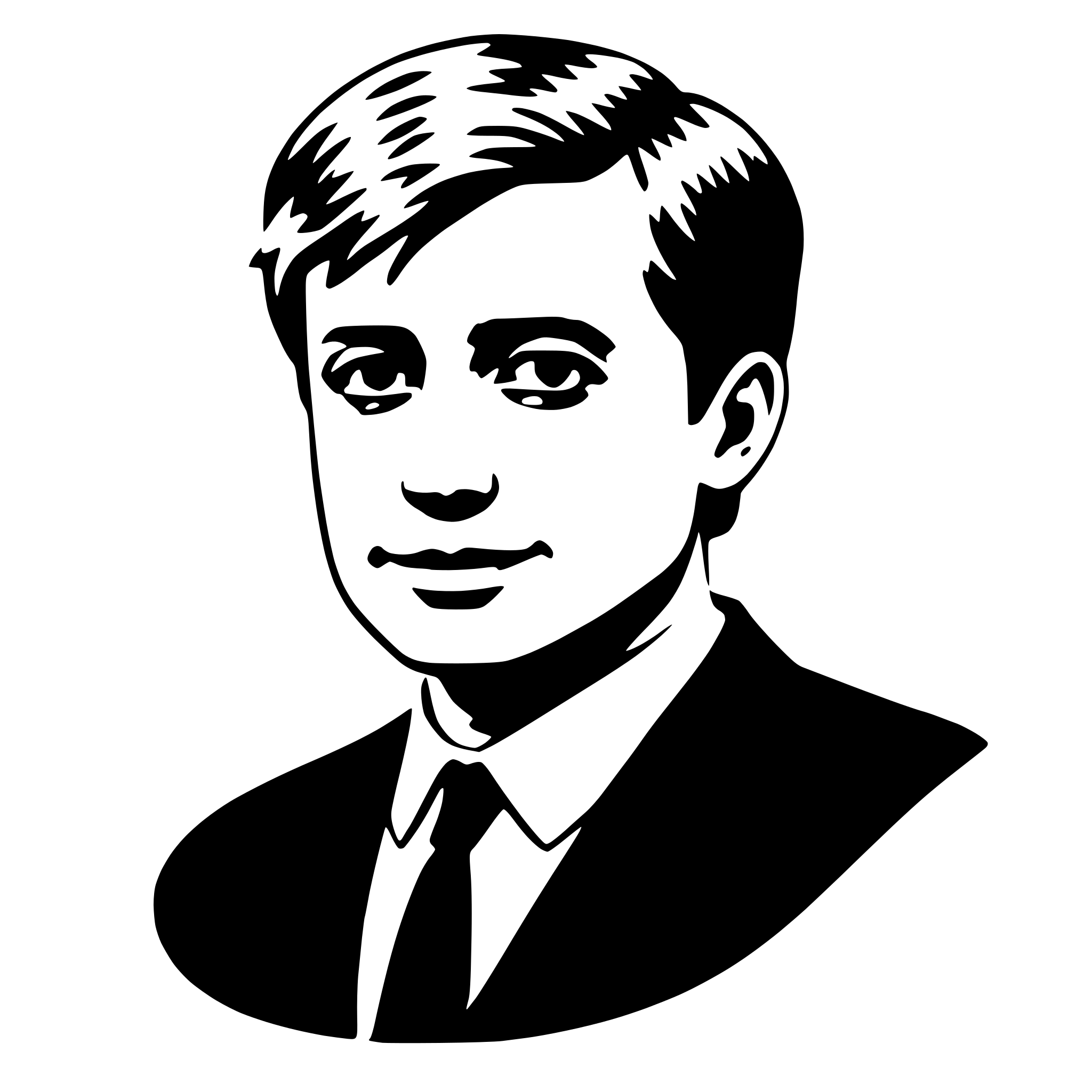 AI-generated SVG of a kennedy