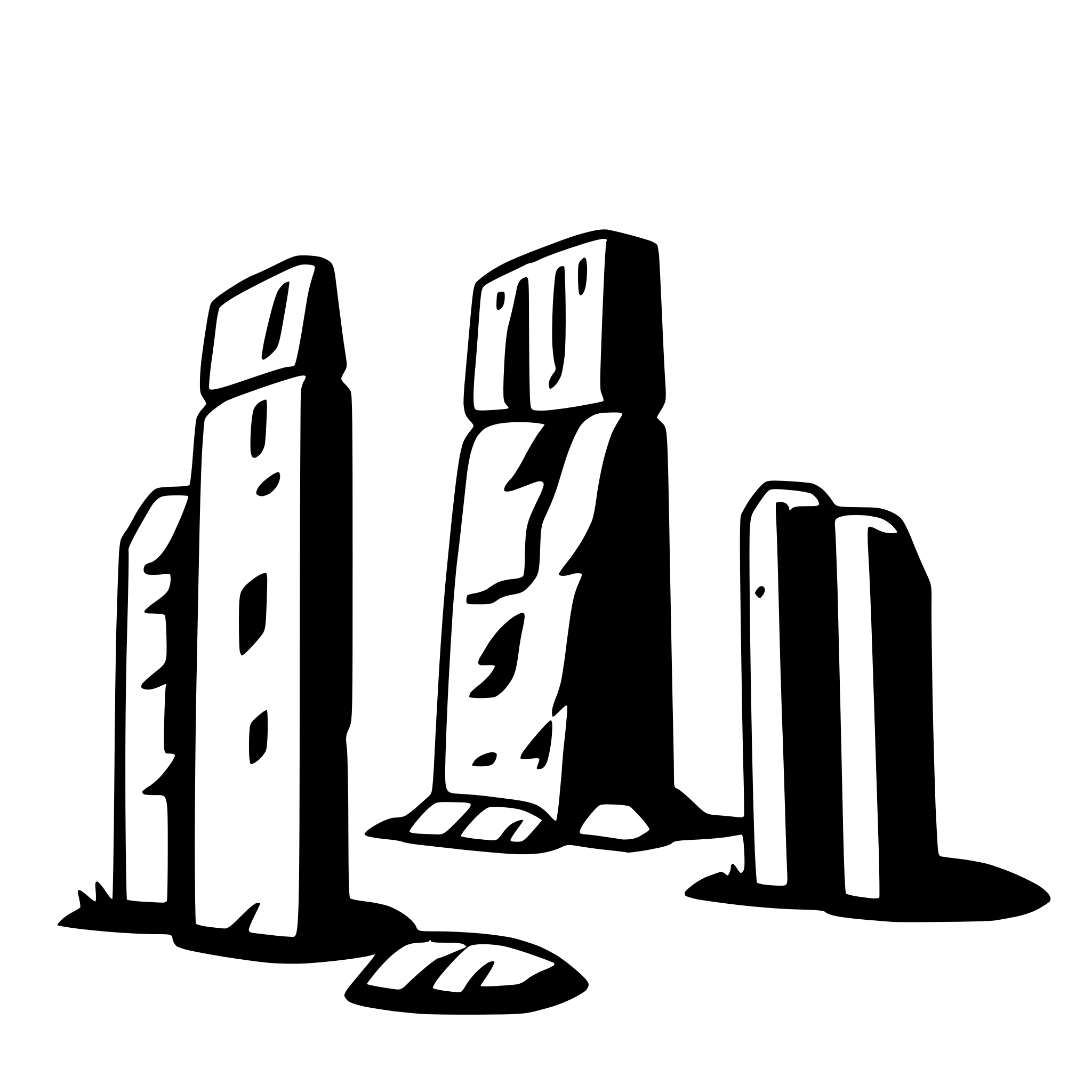 AI-generated SVG of 'stonehenge'