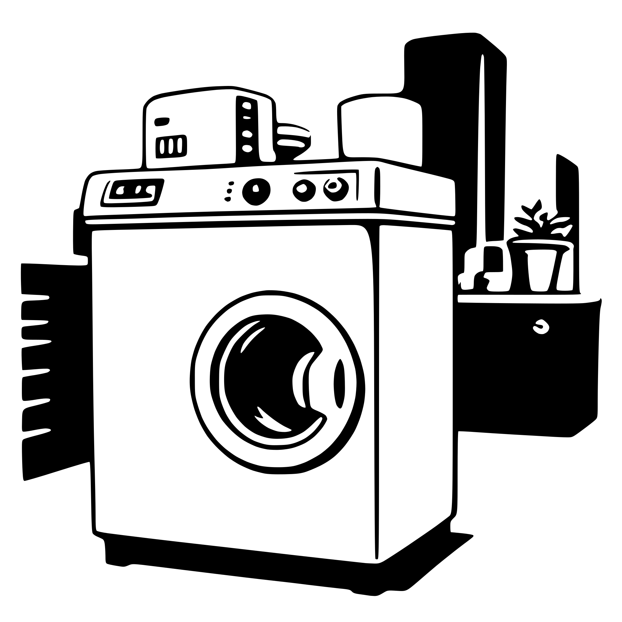 AI-generated SVG of 'washing machine'