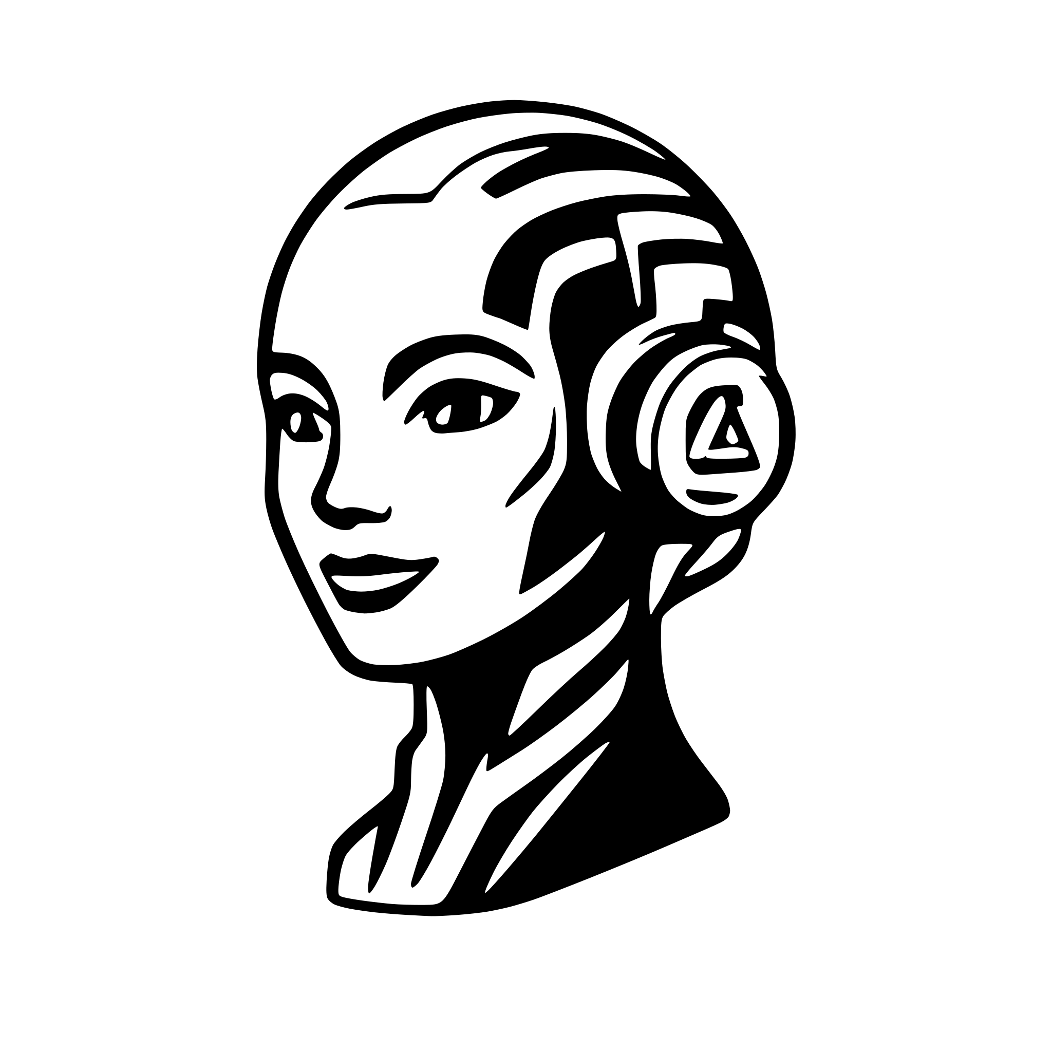 AI-generated SVG of a Logo for company that sells courses about AI and IT in general. No words.