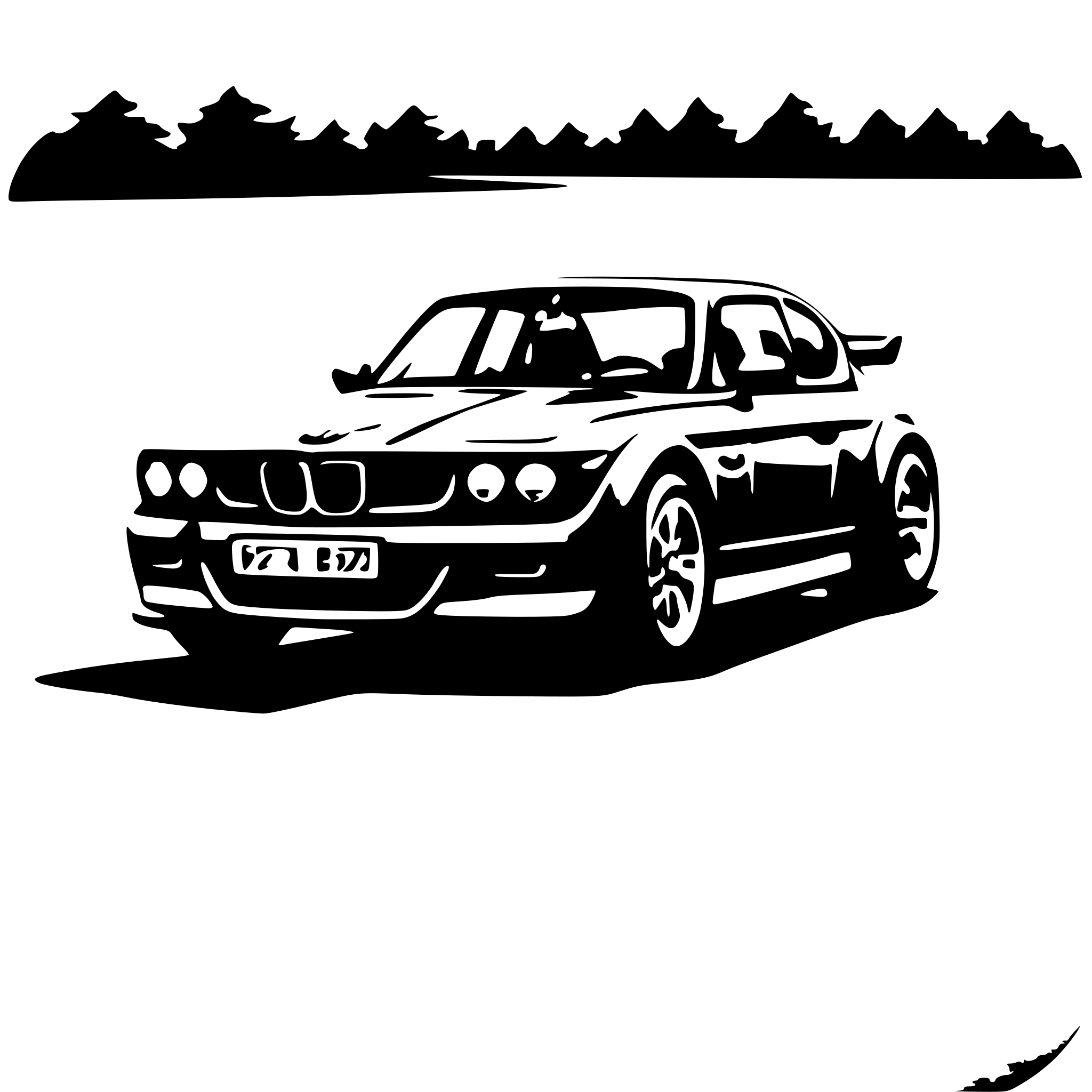 AI-generated SVG of a A BMW car crossing the finish line in a race. The finish line is the main focus of the image. The scene is dynamic but minimalistic, with no background, no shadows, and a clean, simple style. AI-generated SVG of a A BMW car crossing the finish line in a race. The finish line is the main focus of the image. The scene is dynamic but minimalistic, with no background, no shadows, and a clean, simple style.