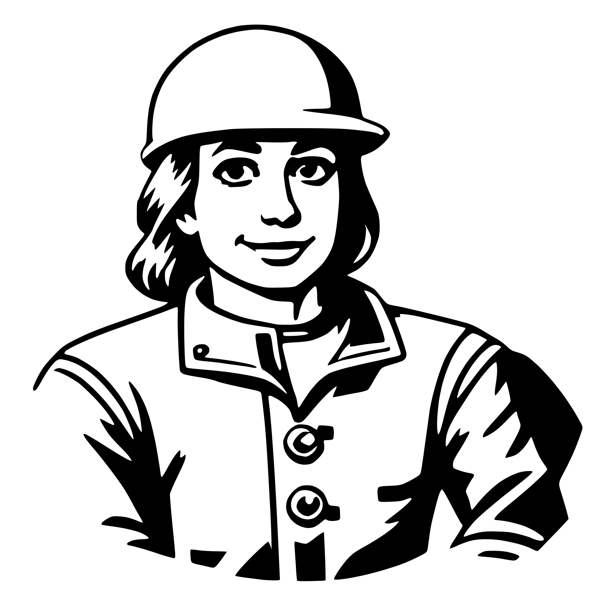 AI-generated SVG of a engineer