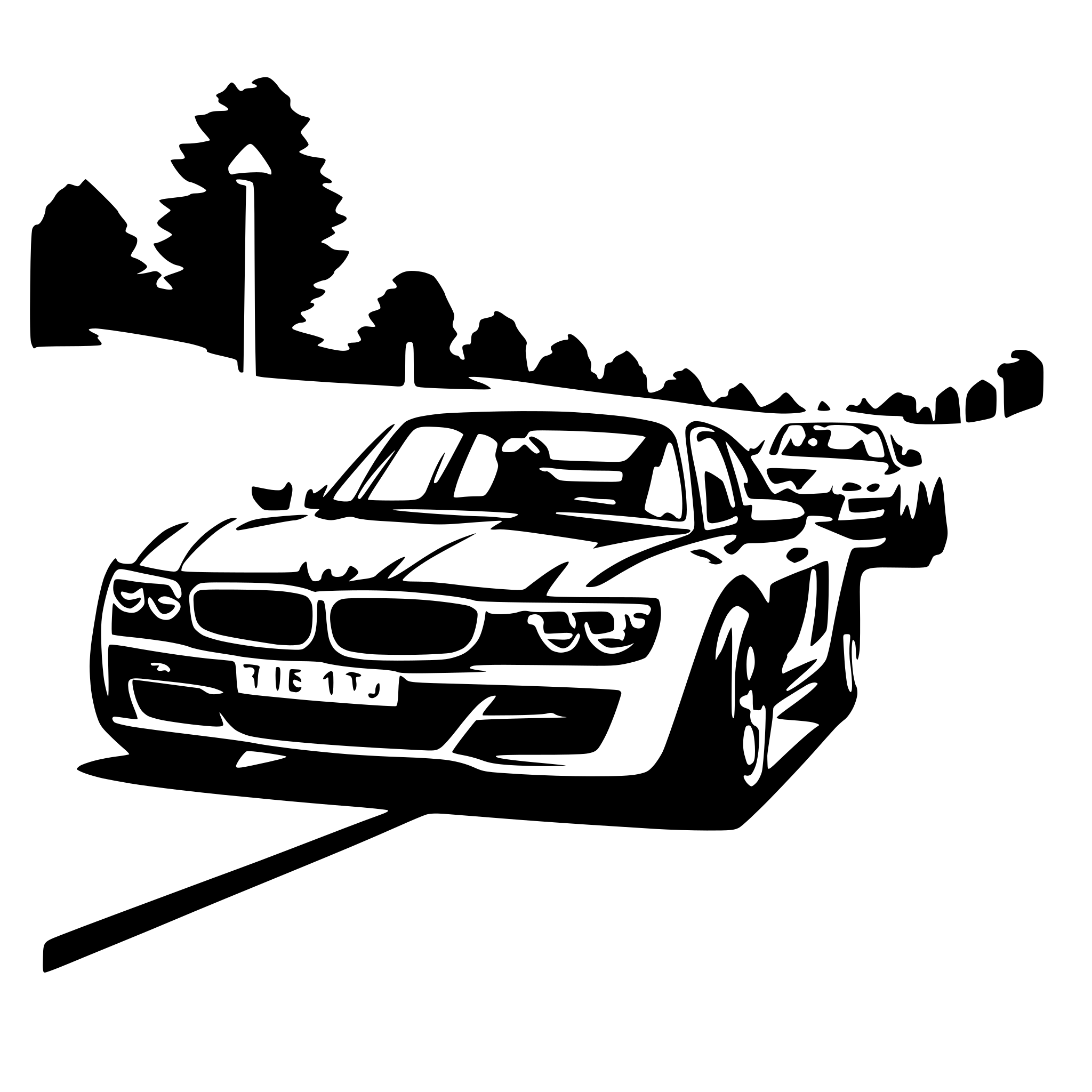 AI-generated SVG of a A BMW car crossing the finish line in a race. The finish line is the main focus of the image. The scene is dynamic but minimalistic, with no background, no shadows, and a clean, simple style. AI-generated SVG of a A BMW car crossing the finish line in a race. The finish line is the main focus of the image. The scene is dynamic but minimalistic, with no background, no shadows, and a clean, simple style.