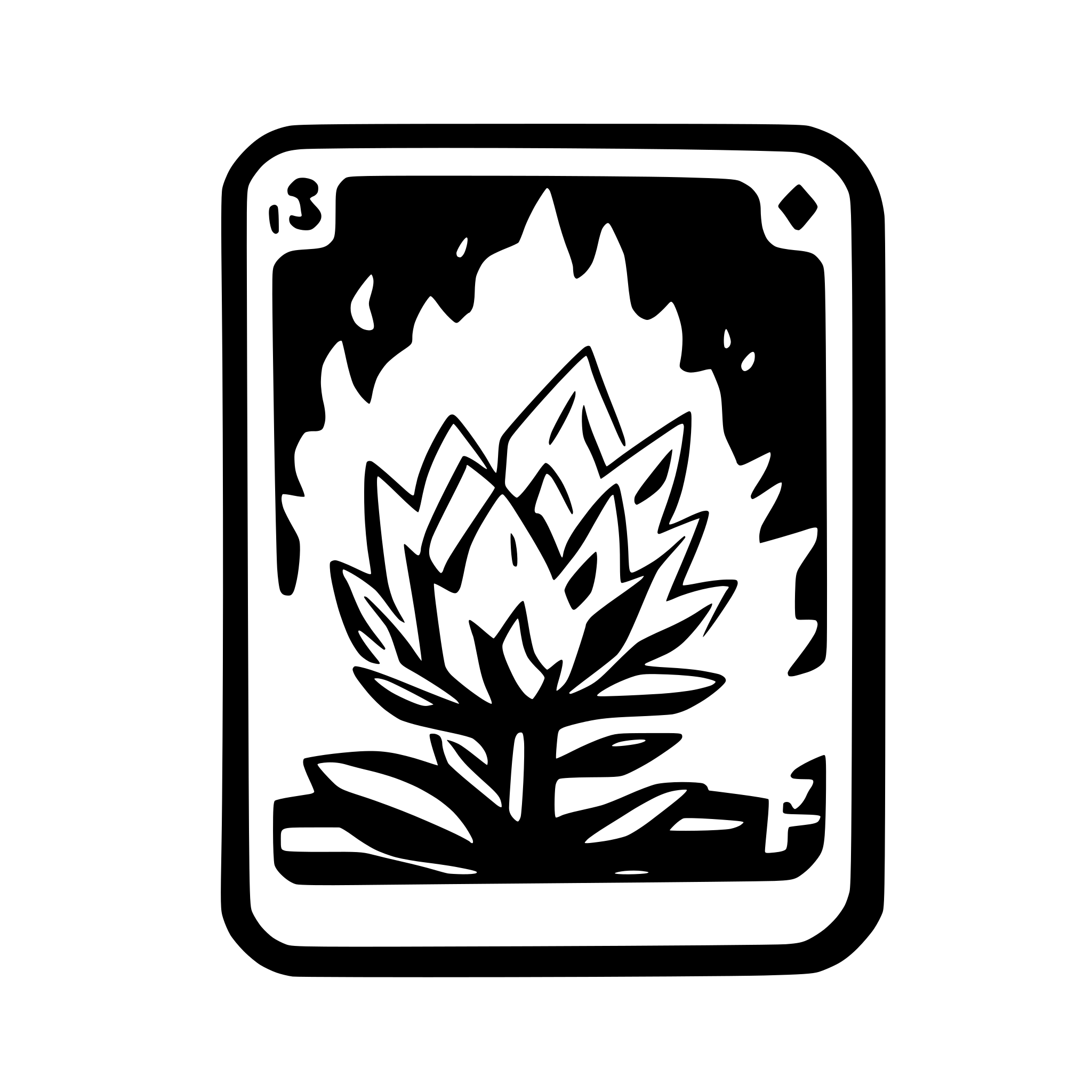 AI-generated SVG of a Create a collectible trading card for 'Elemental Clash', featuring 'Fire', optimized for mobile. Card should have bold borders of flames, with high contrast text for easy reading. Emblem large and centered, minimal but stylish detail around edges. Display 'Level 3' in a clear, bold font at the bottom.