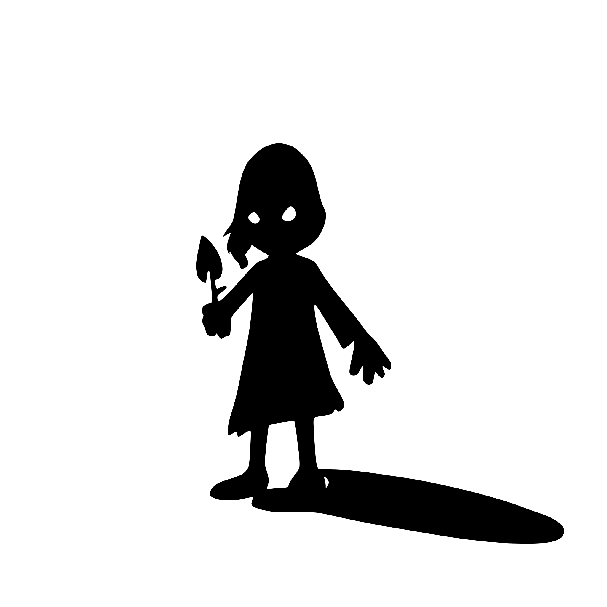 AI-generated SVG of a caspar the ghost