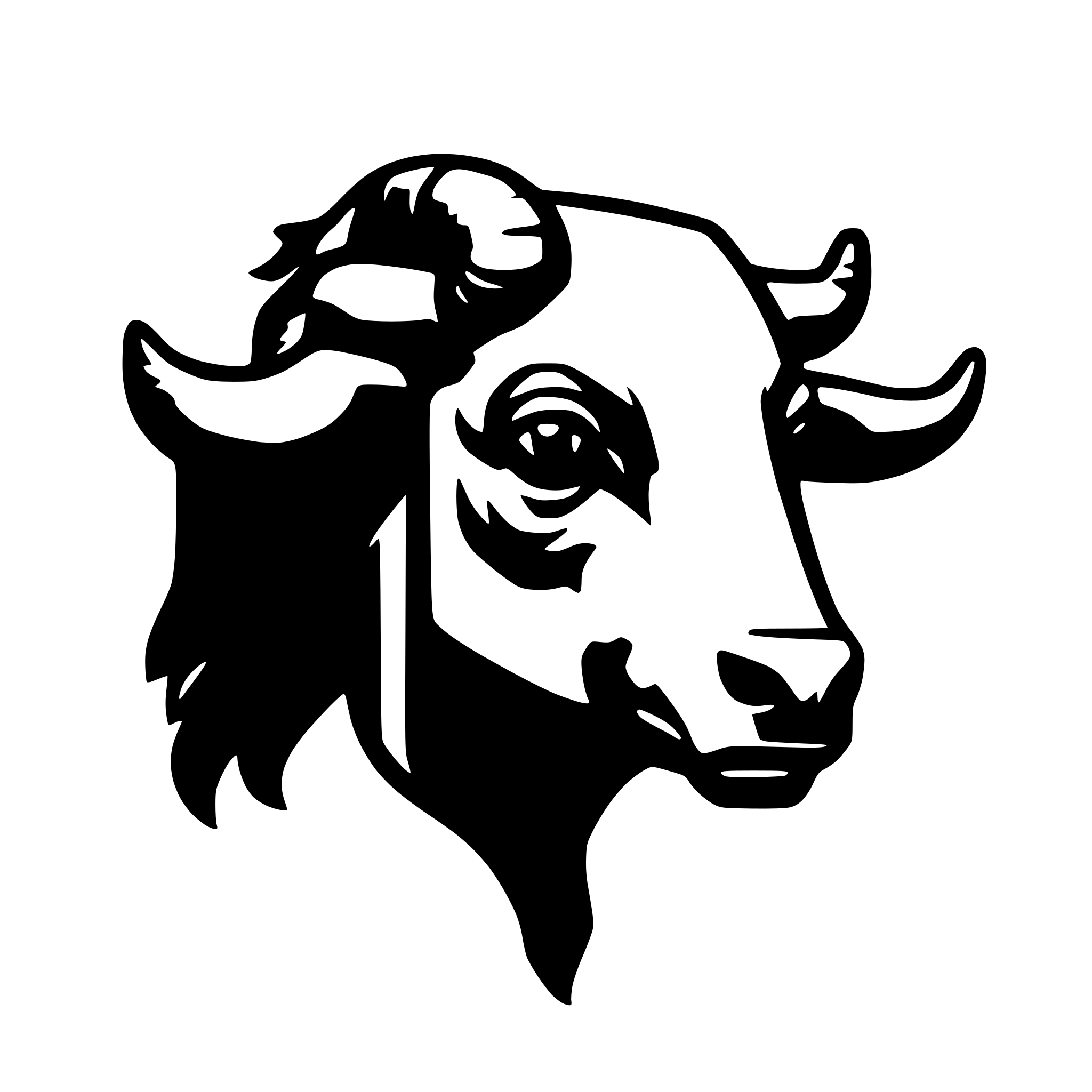 AI-generated SVG of a taurus zodiac sign pixel art