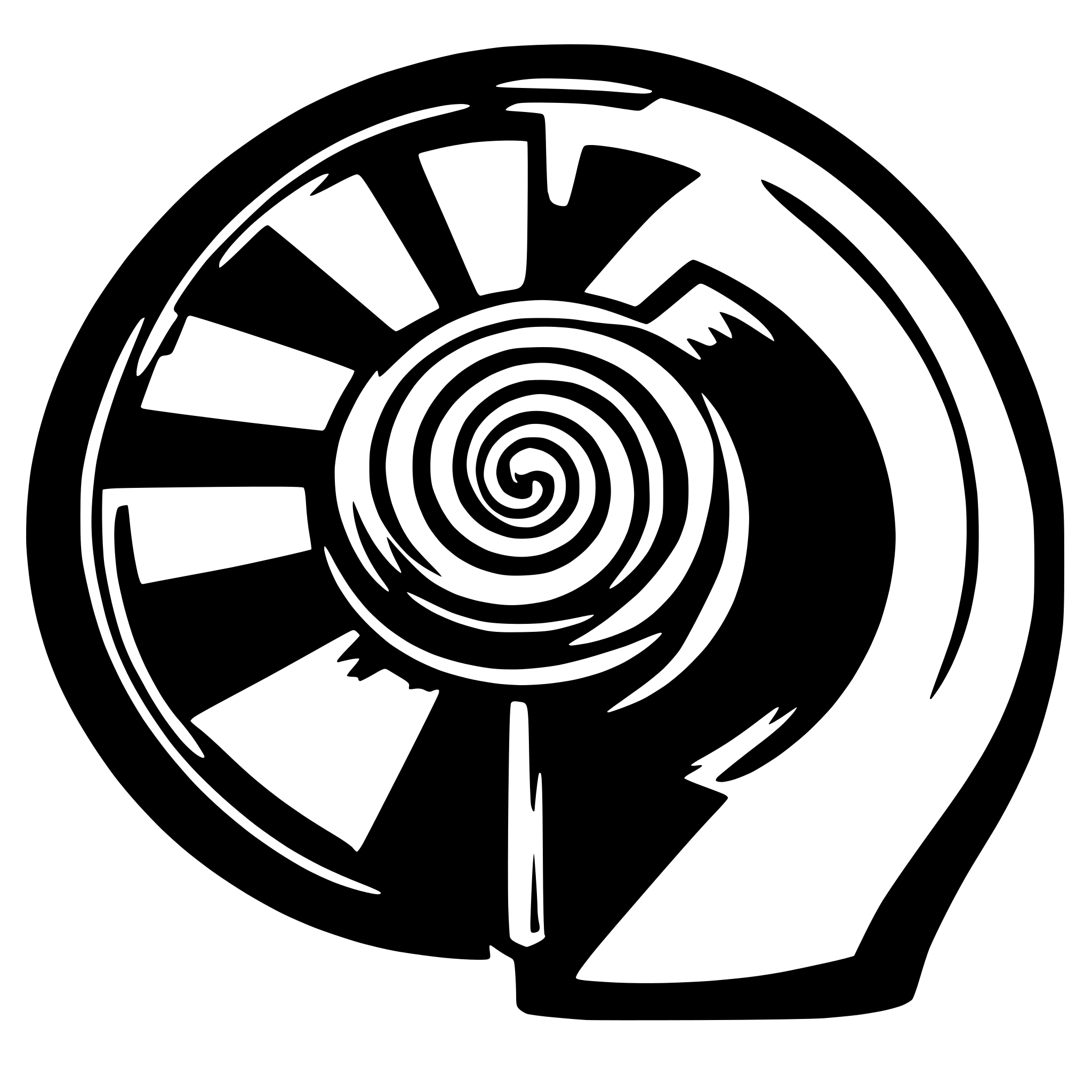 AI-generated SVG of a medical spiral